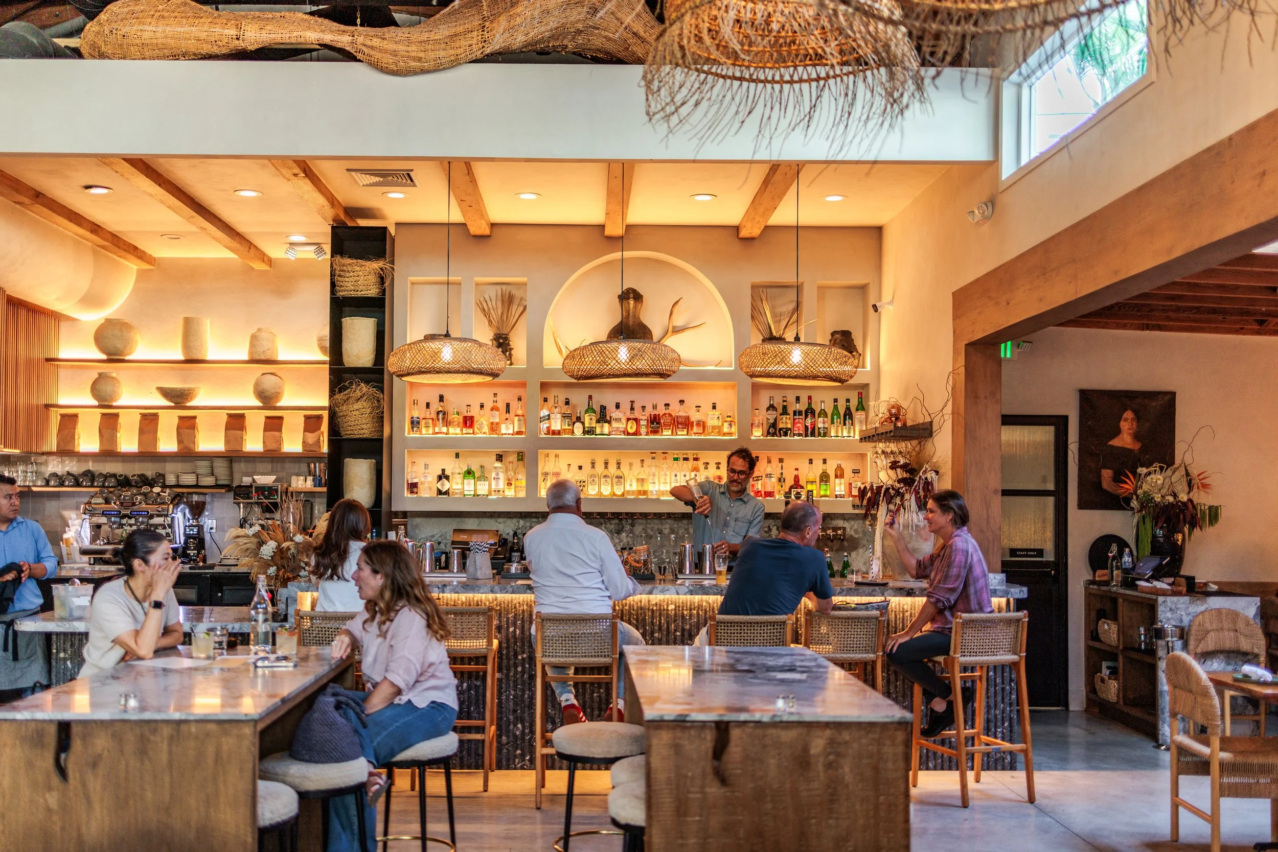 Bar Dining Room at The Courtyard Kitchen