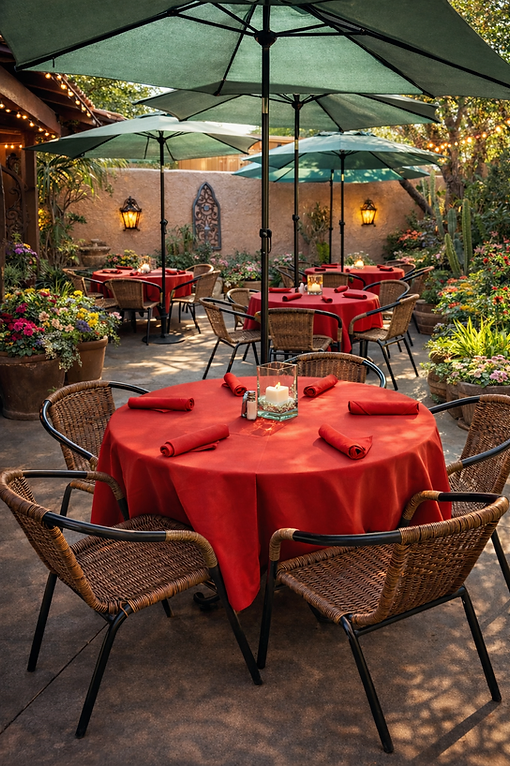 Jesucita's Garden Patio at Mijares Mexican Restaurant