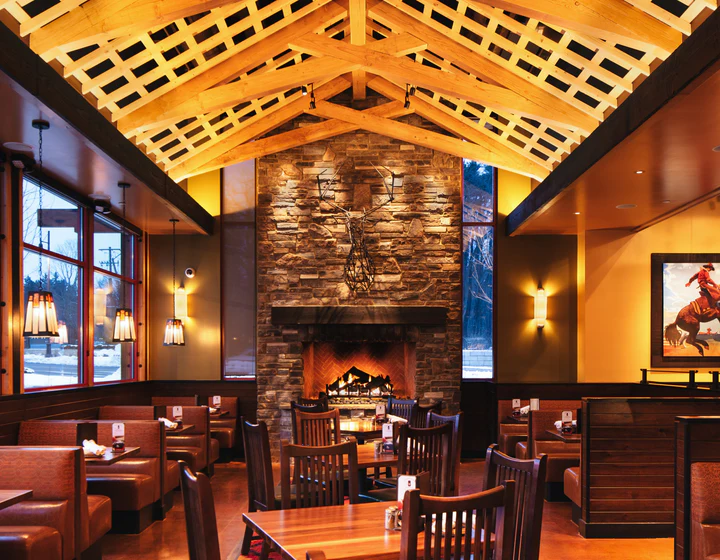Semiprivate areas at Lazy Dog Restaurant & Bar