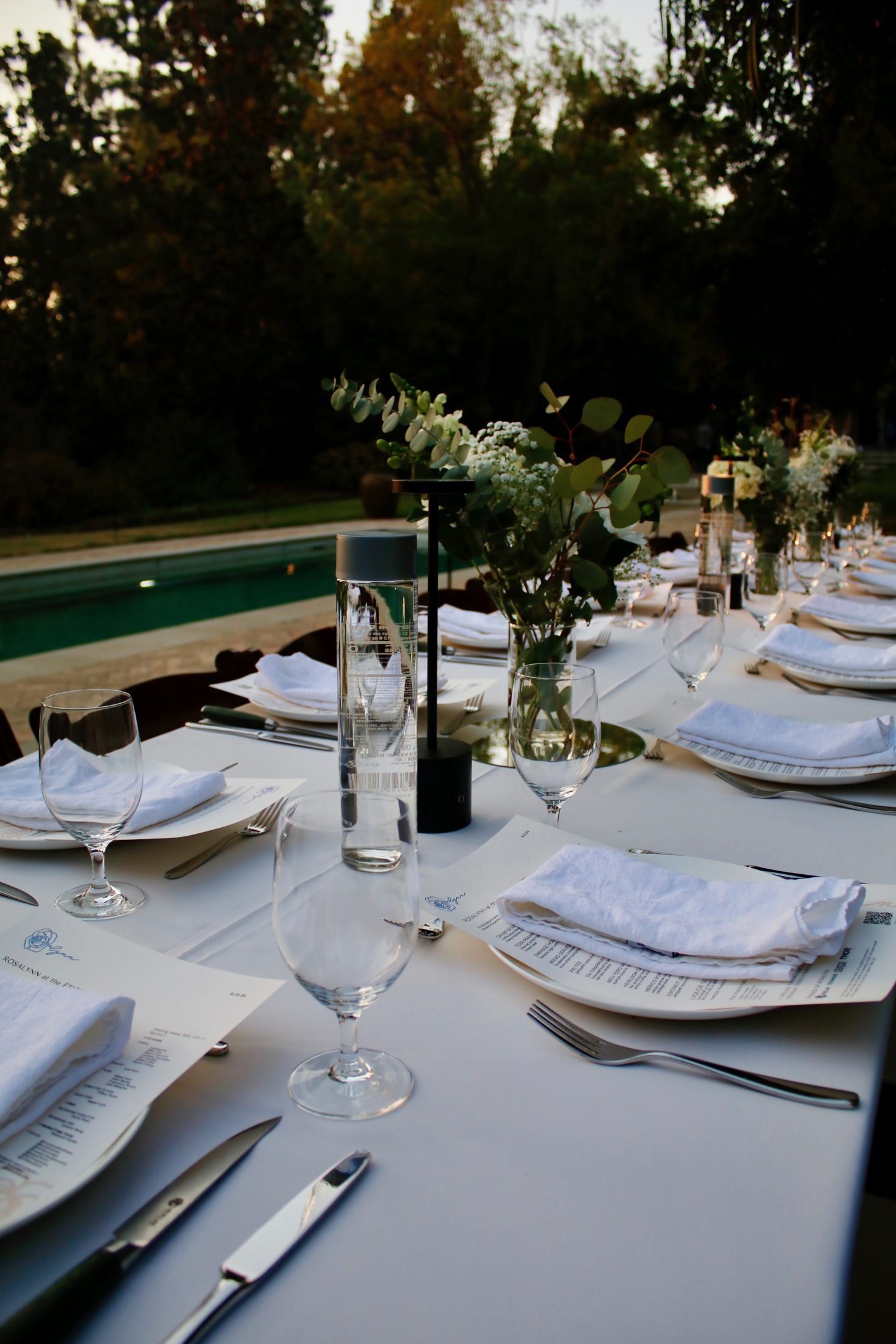 Immersive private dining space at Rosalynn at Hidden Farm LA