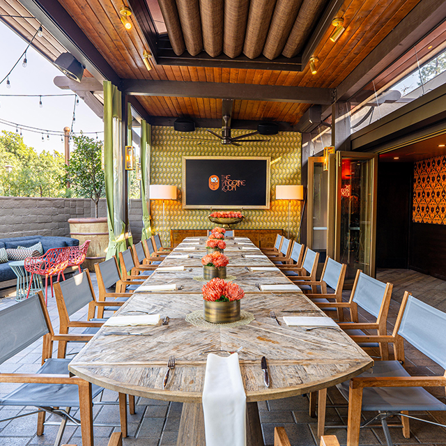 The Tangerine Room at The Front Yard