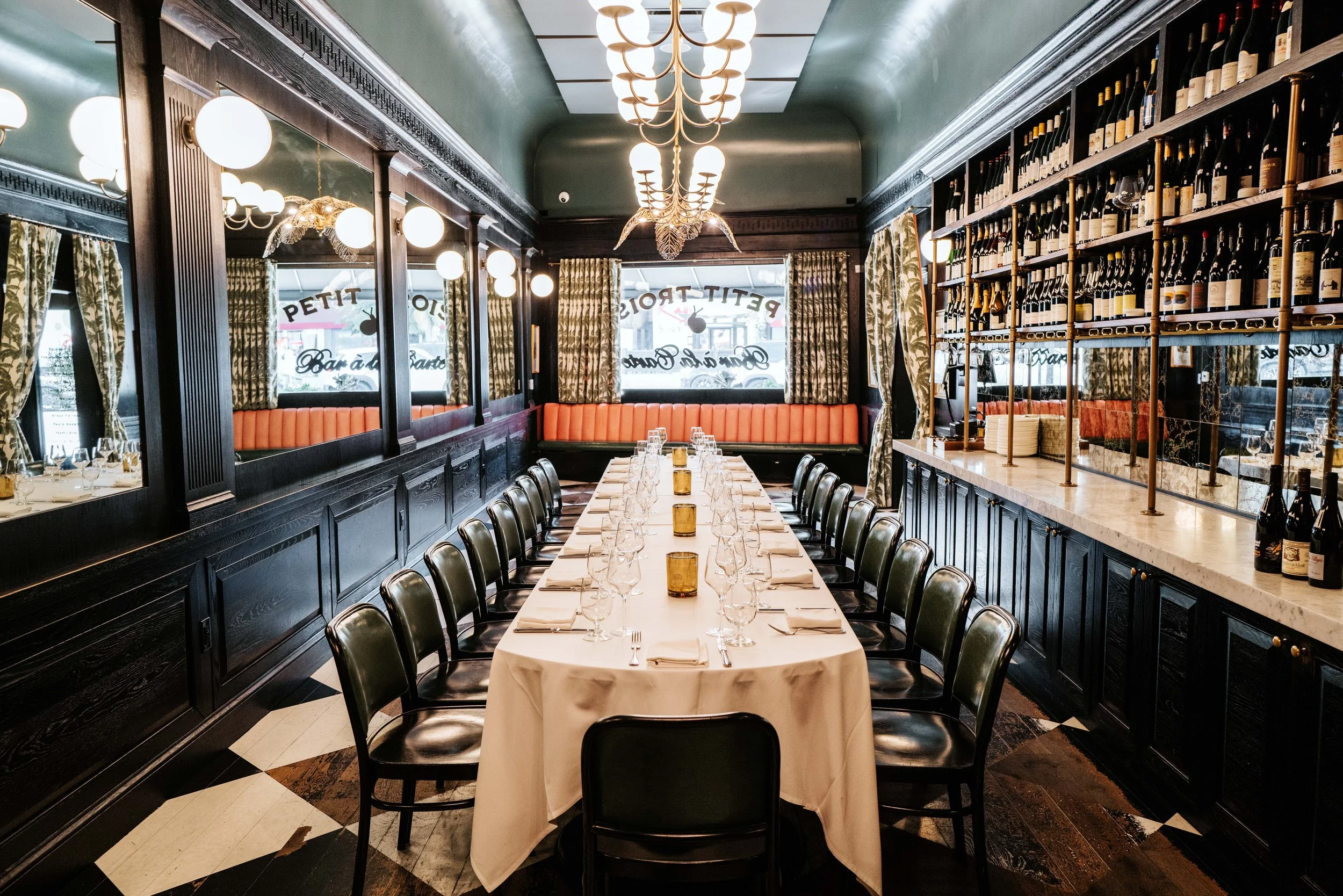 Private dining rooms at Petit Trois le Valley