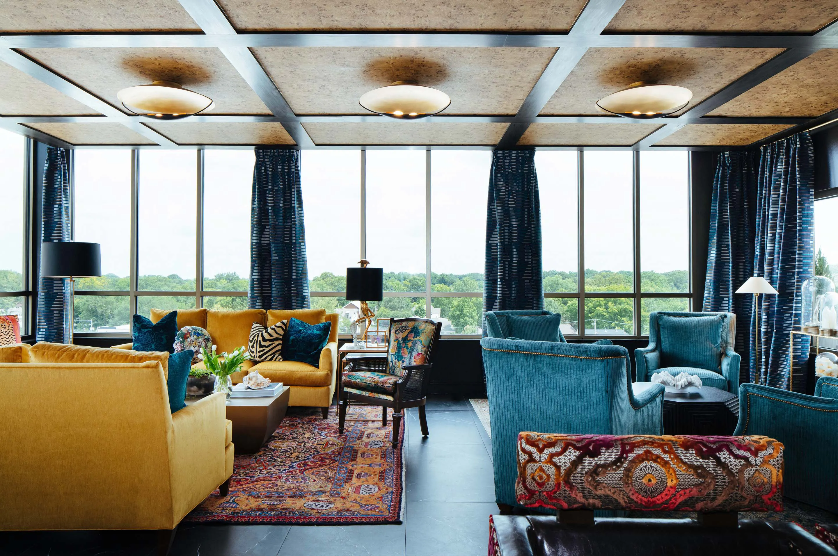Living Room at Tiger and Peacock