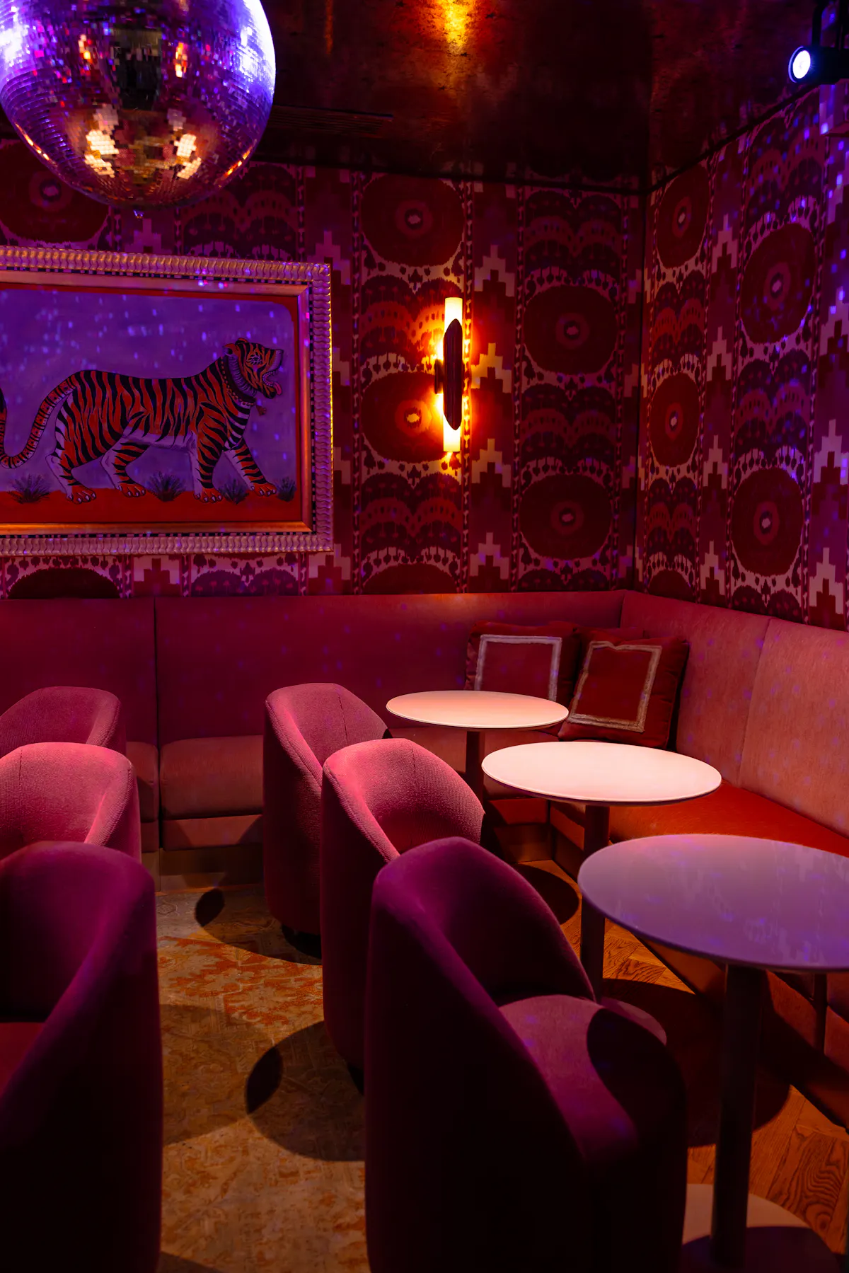 Champagne Room at Tiger and Peacock
