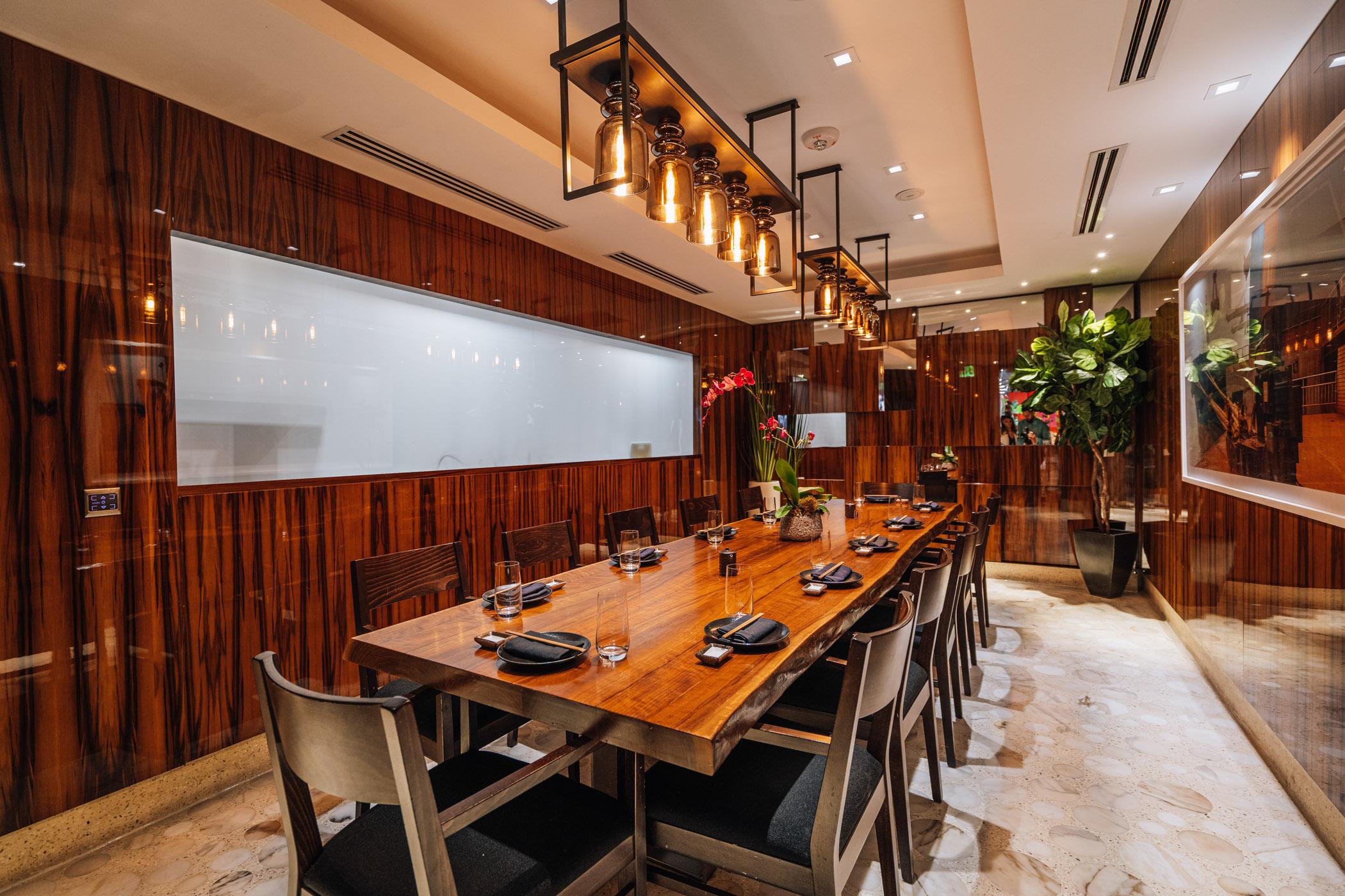 Novikov Private Dining Room at Novikov Miami