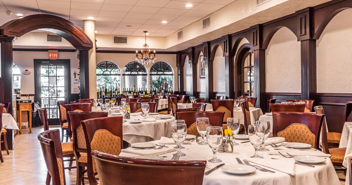Main Dining Room at Novello Restaurant & Bar
