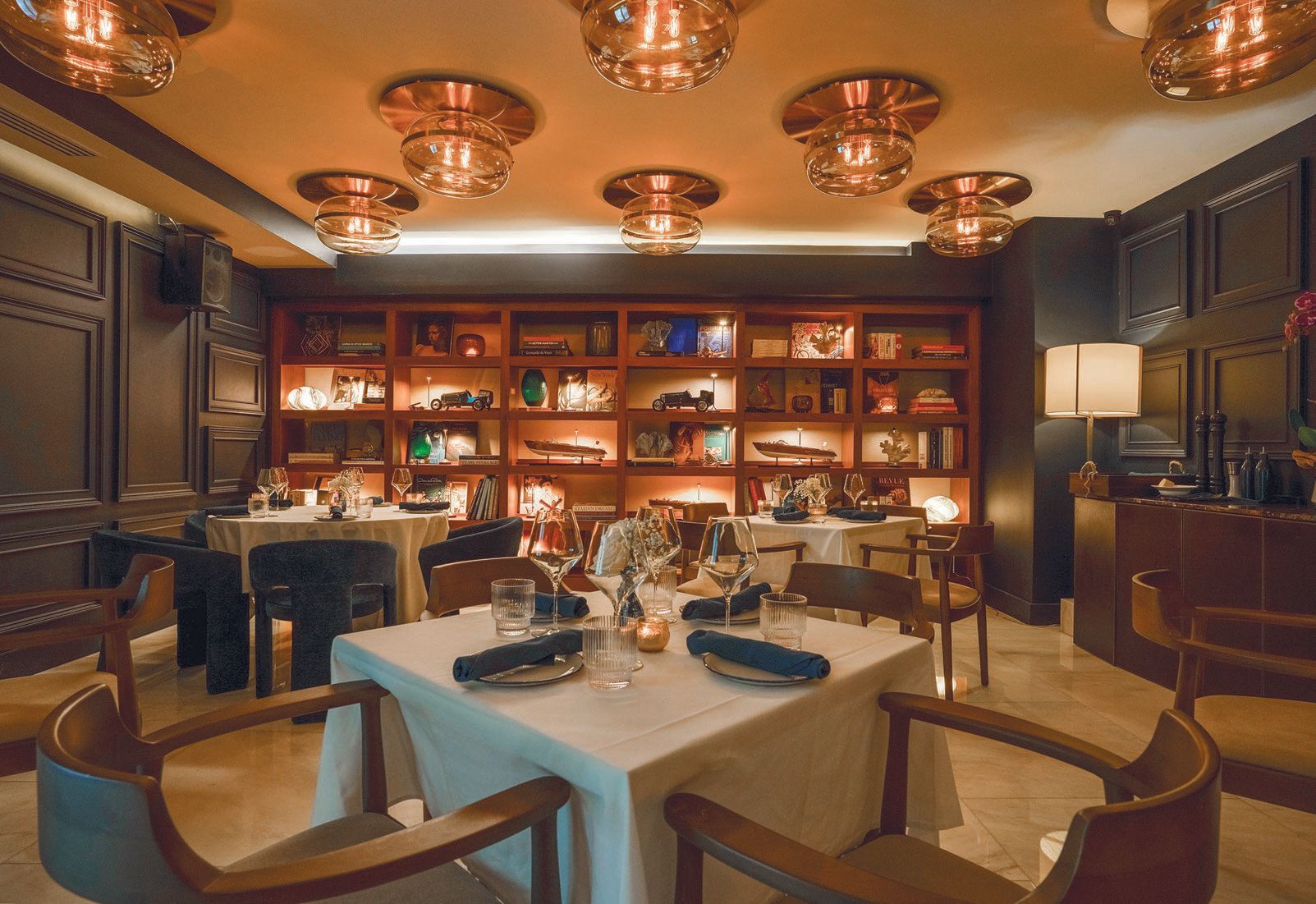 Private dining area at Vitolo