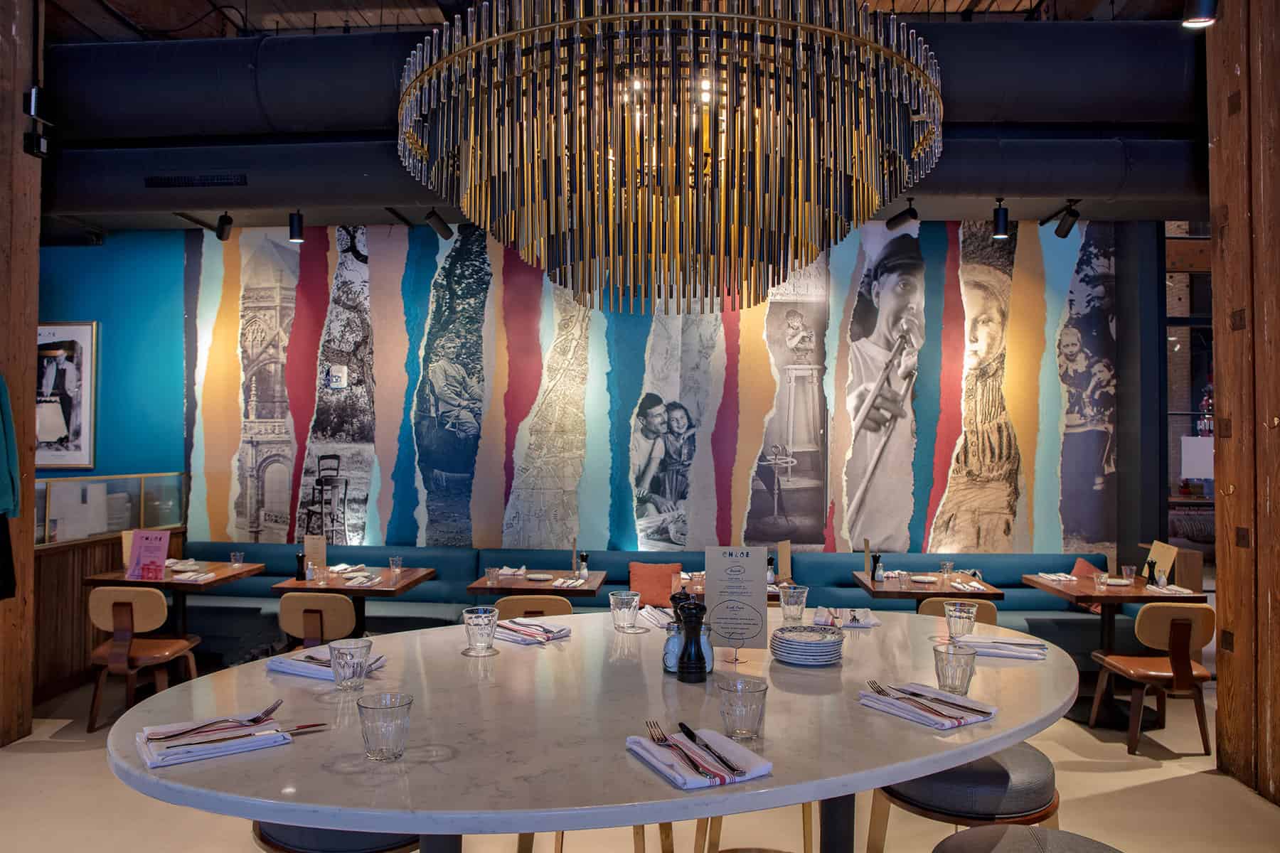 Half buyouts (the dining room on the right) at Chloe