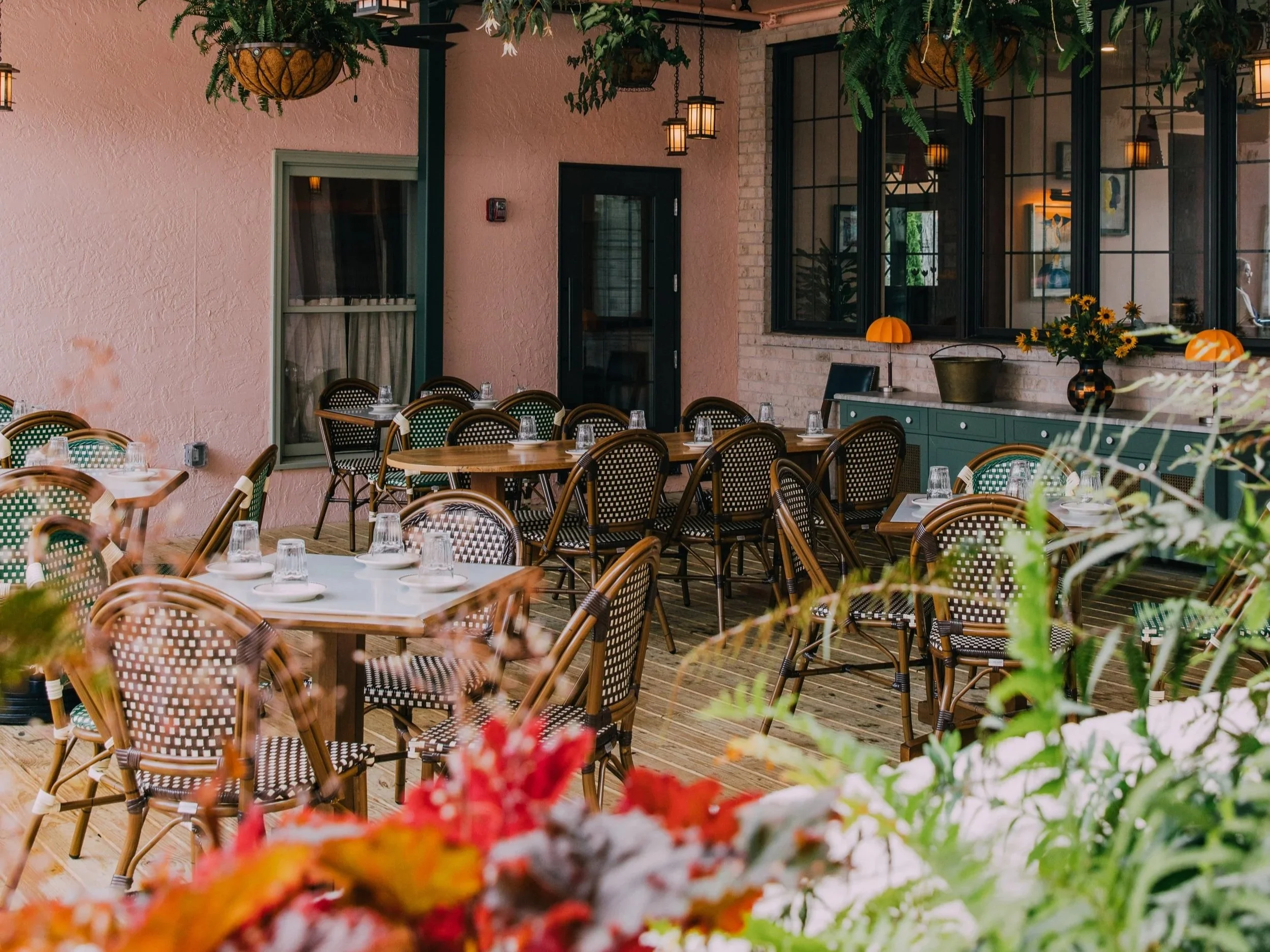 The Covered Patio at The Chloe Nashville Restaurant & Bar