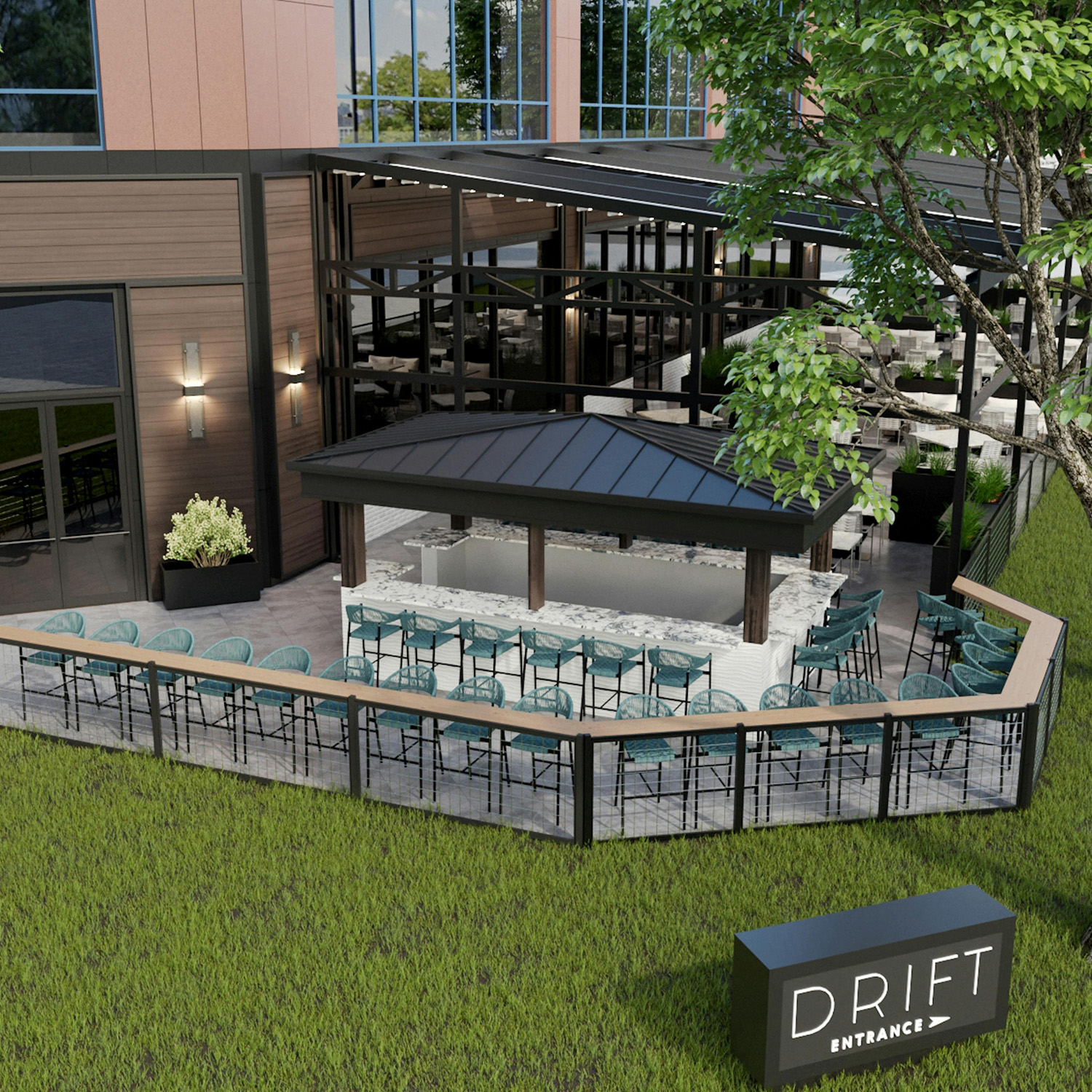 Patio Bar at Drift Restaurant & Bar