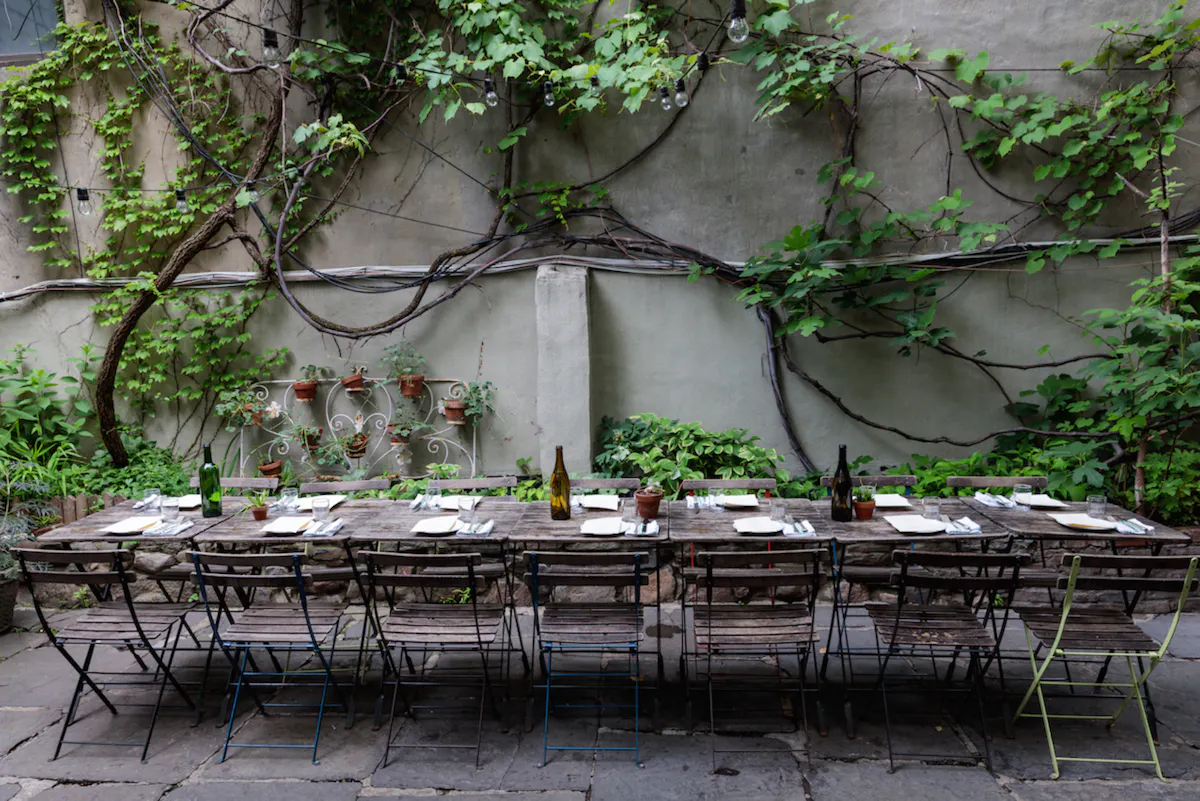 Wild Backyard Garden at Vinegar Hill House