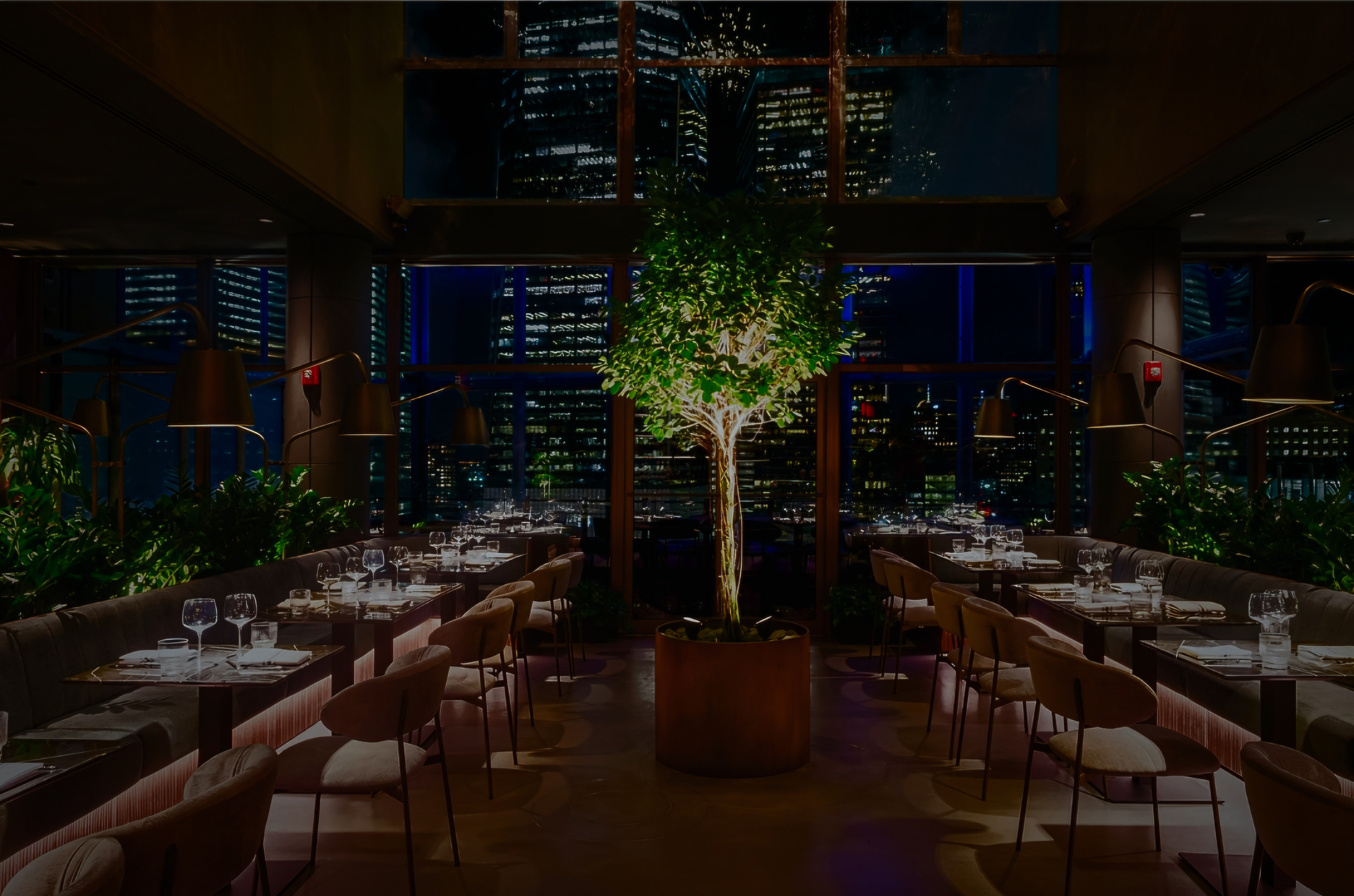 Outdoor Room at One40 Rooftop Restaurant & Bar