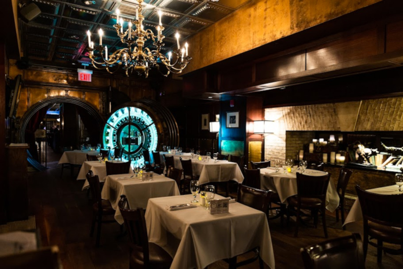 Semi-private dining room at Trinity Place Bar & Restaurant