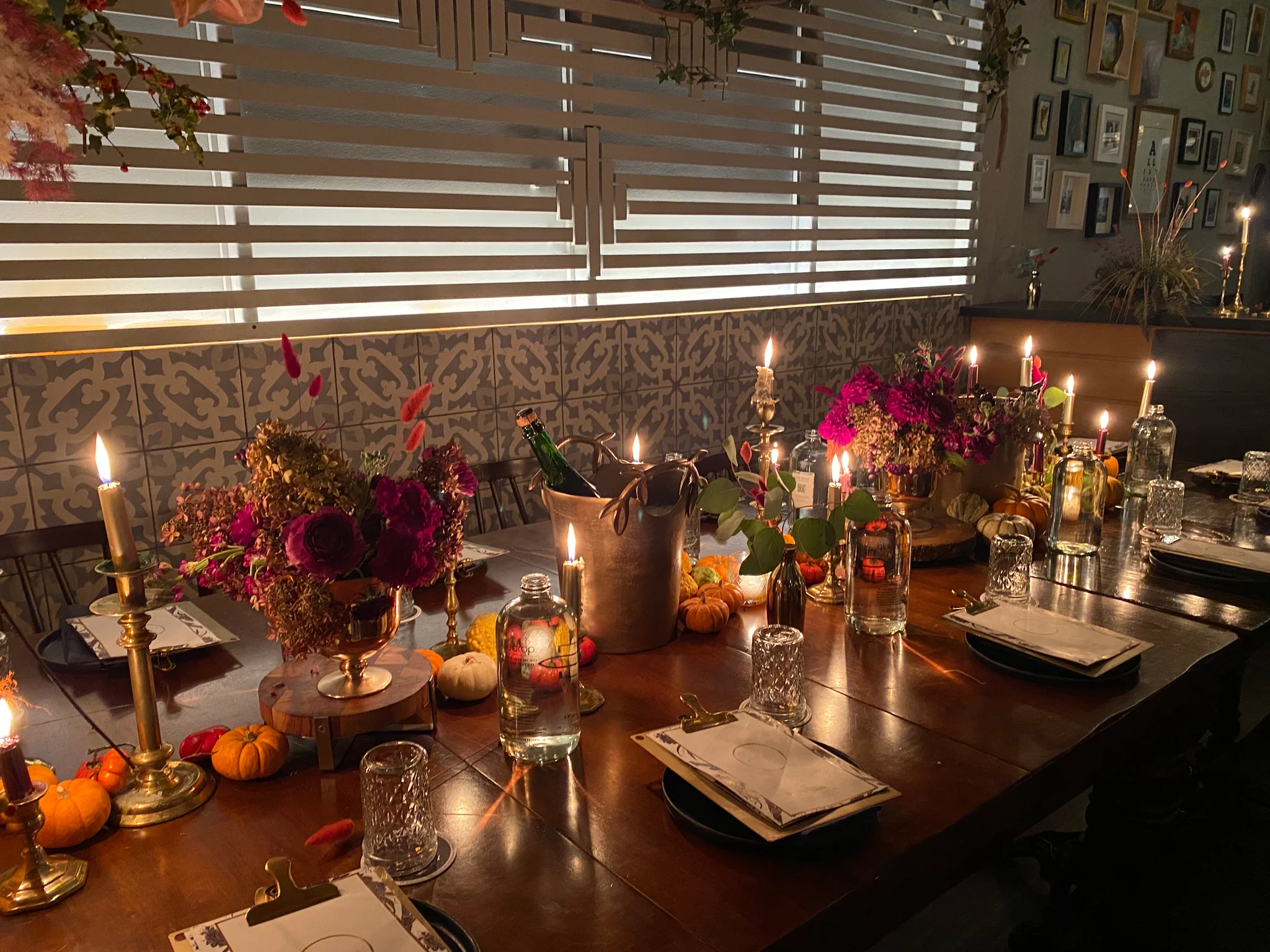 Festivál Café NYC private dining 2