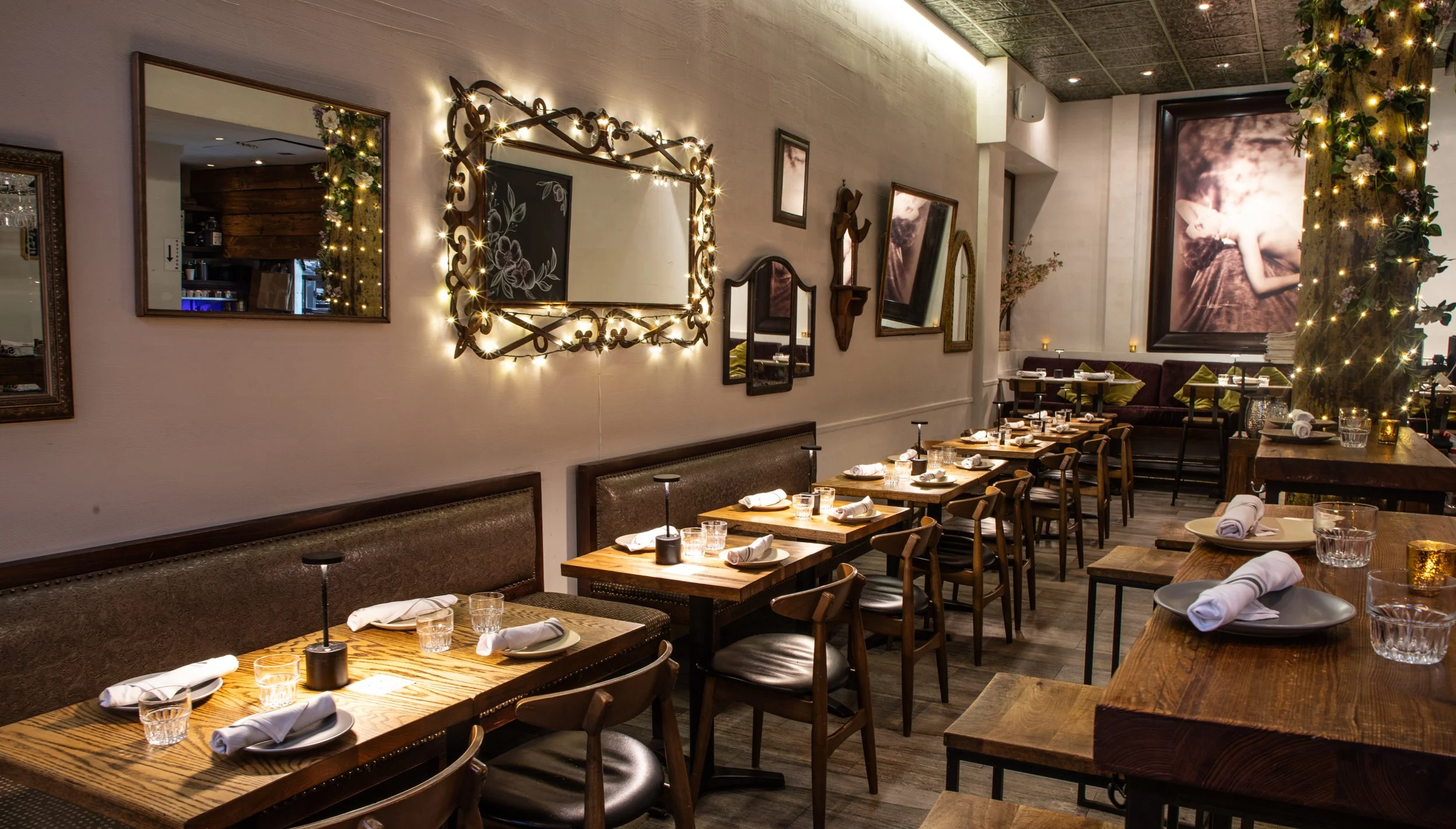 Semi-Private Dining Area at Ella Social