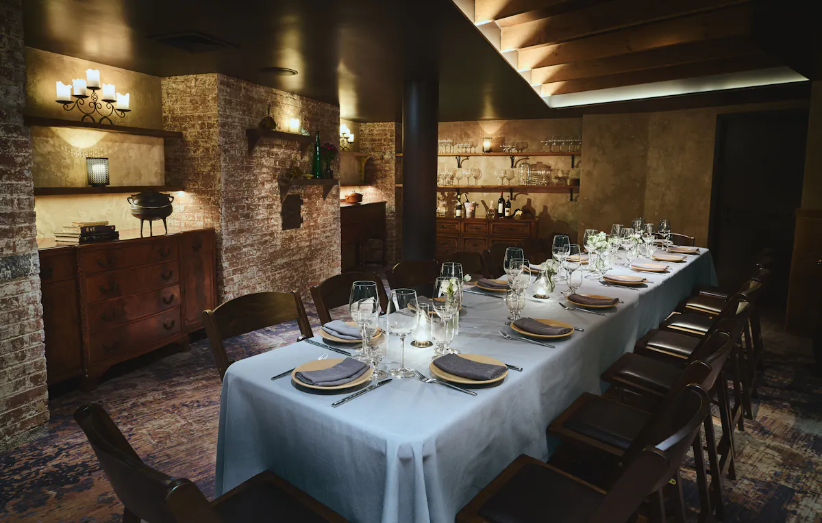 Private Dining Room downstairs at Forgione