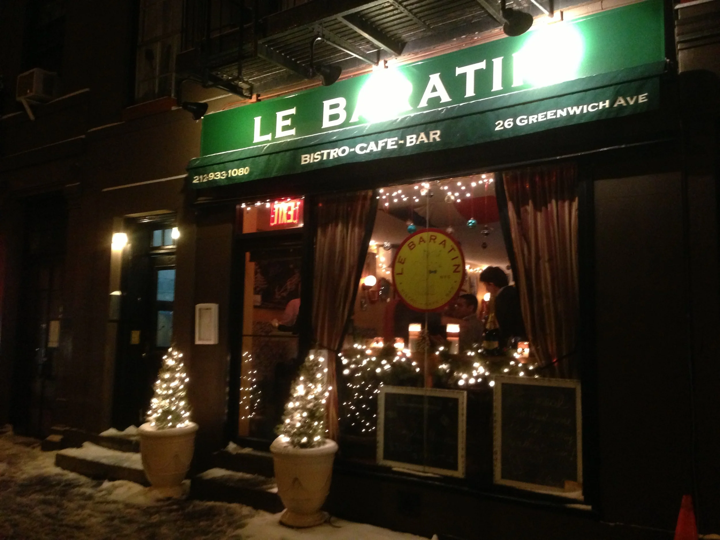 Le Baratin private dining 2