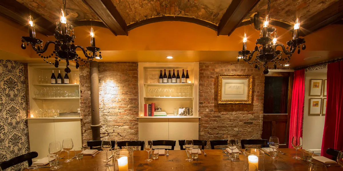 Semi-private group dinners at Left Bank