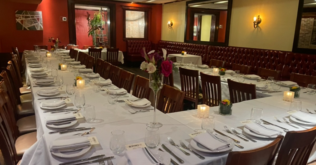 Private/semi-private second floor space (Midtown Bstro 38) at Bstro 38