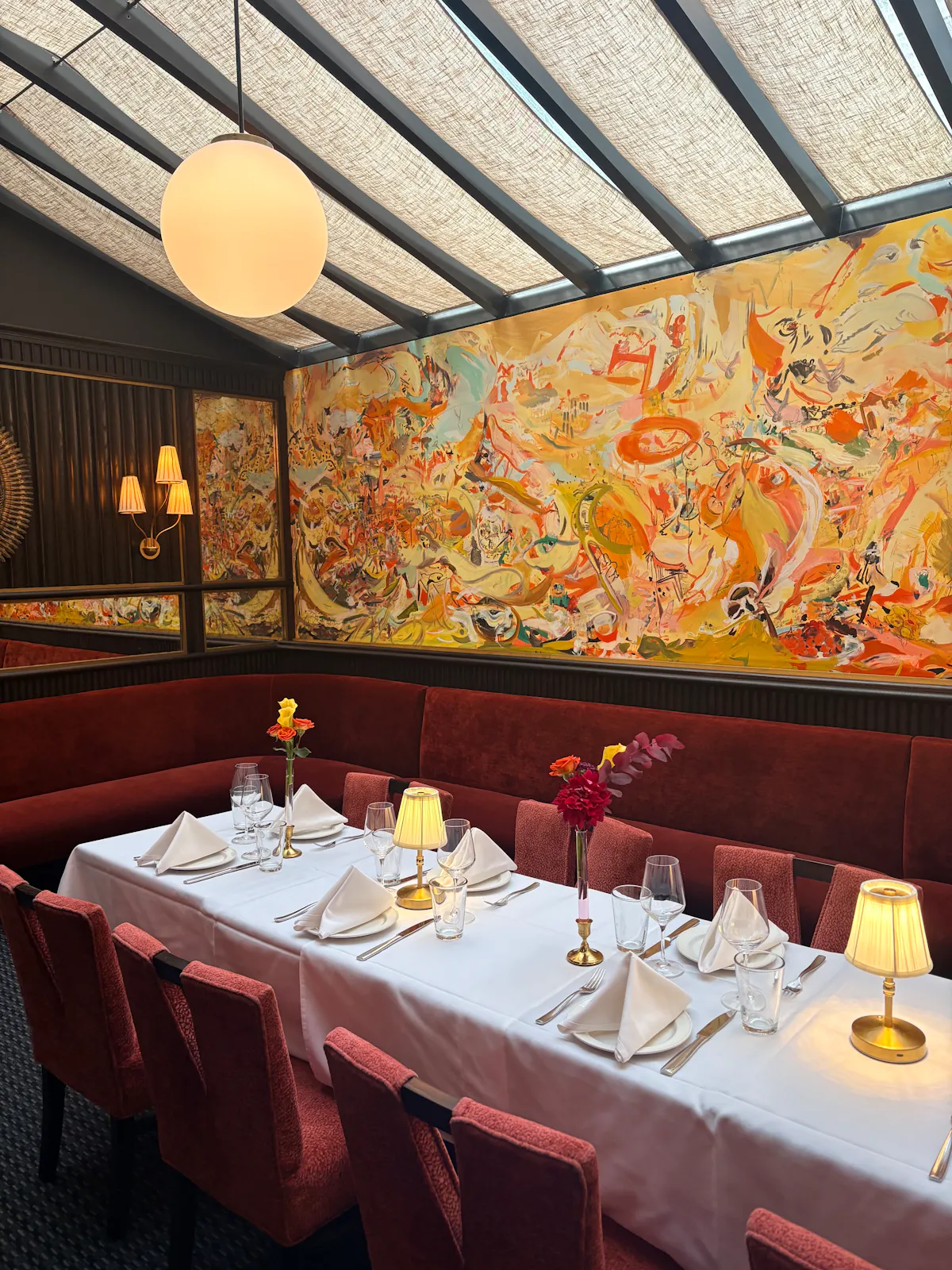 Mural Room at Chez Nous