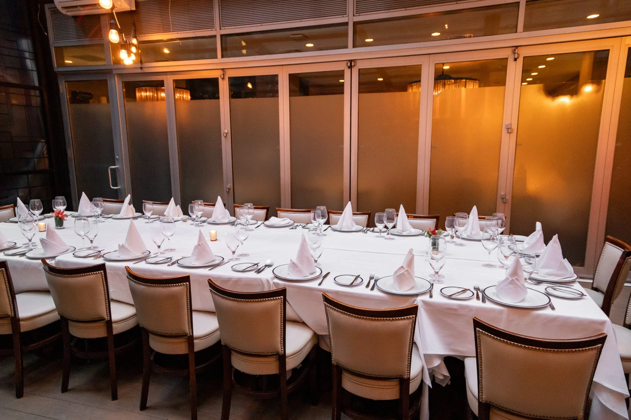 Private rooms at Allora