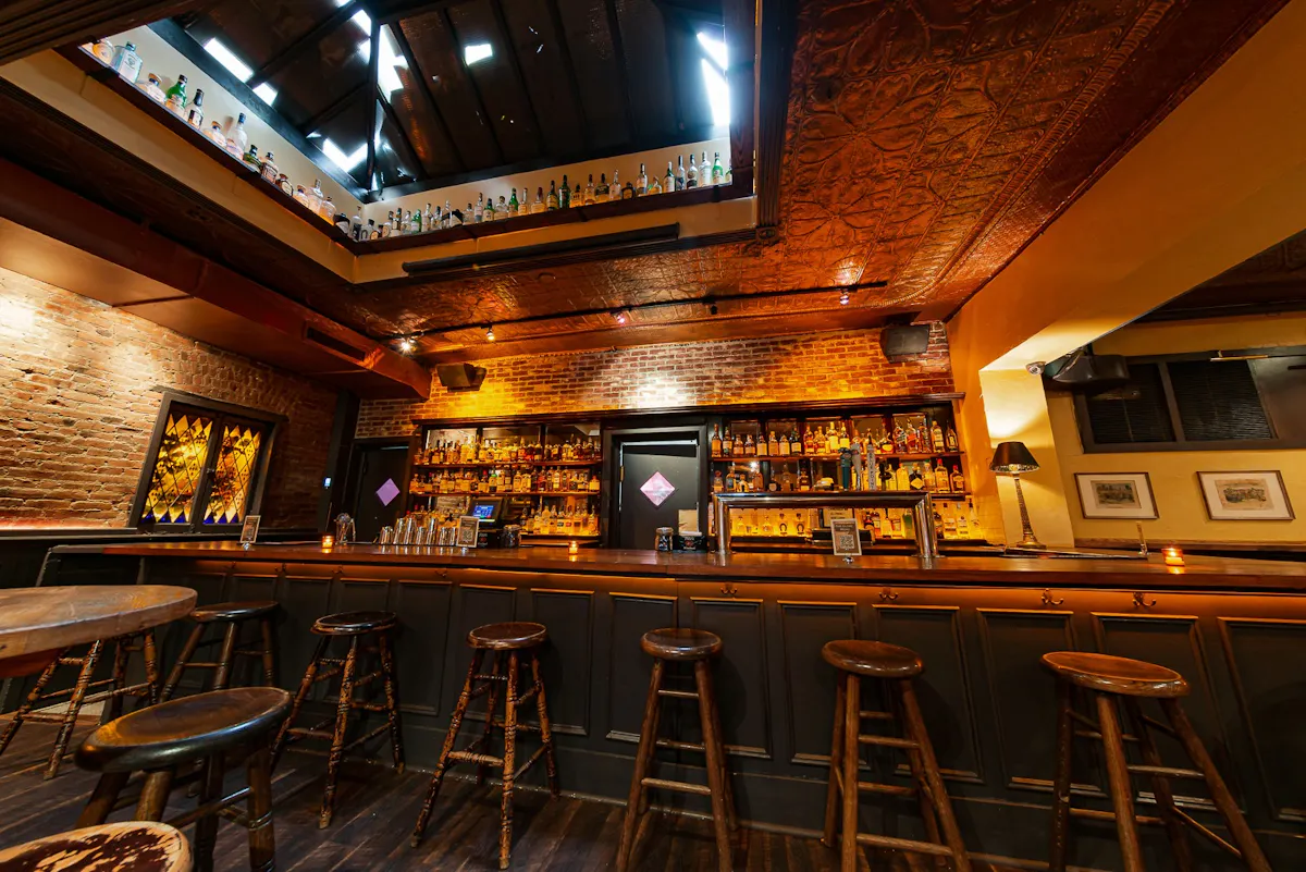 The Globe Back Bar at The Globe Bar