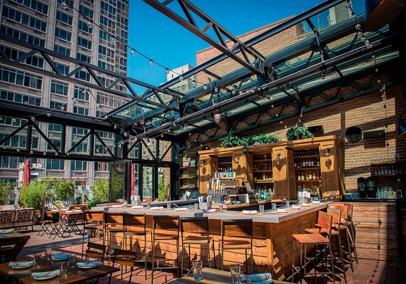 Refinery Rooftop private dining 2