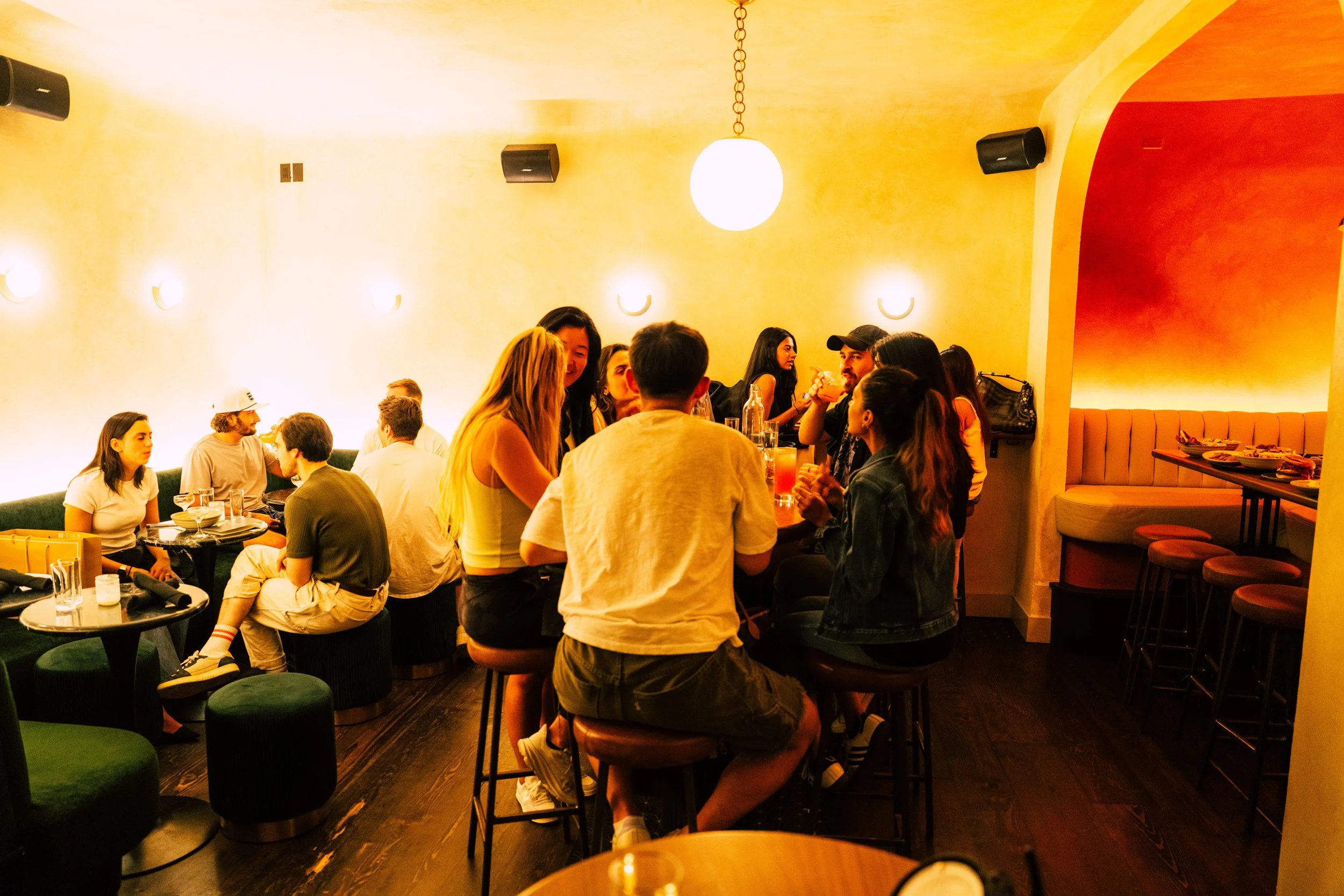 Back room at Bar Revival