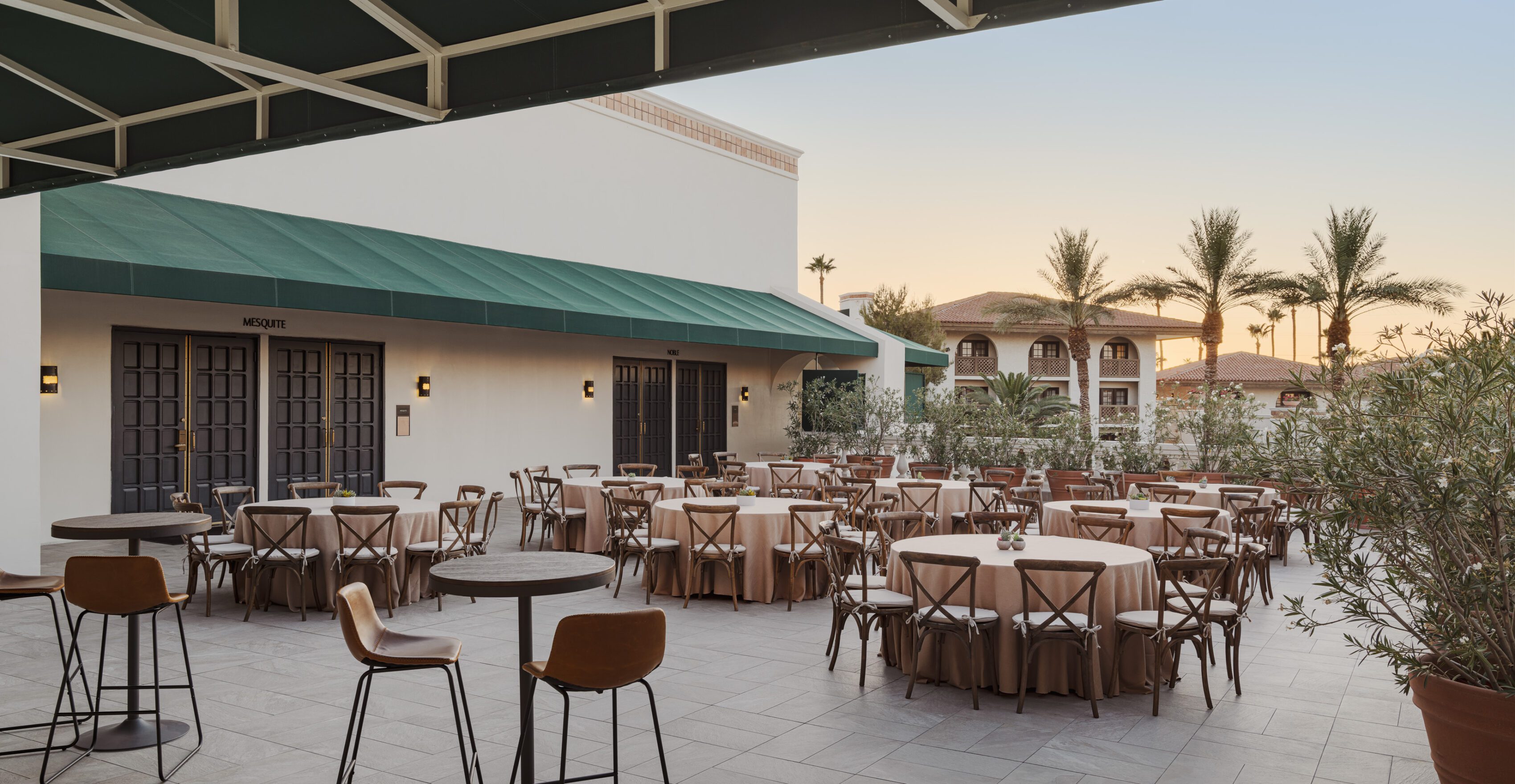 Outdoor Venues at The Lobby Grill