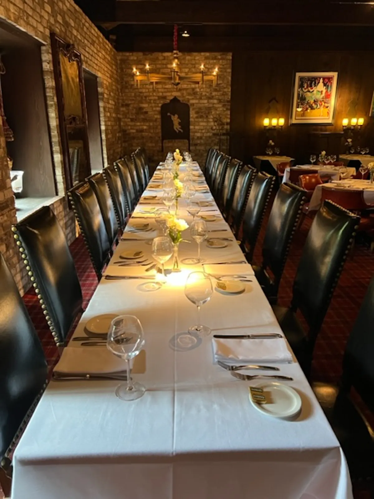 Wine Cellar at Wooden Angel Restaurant