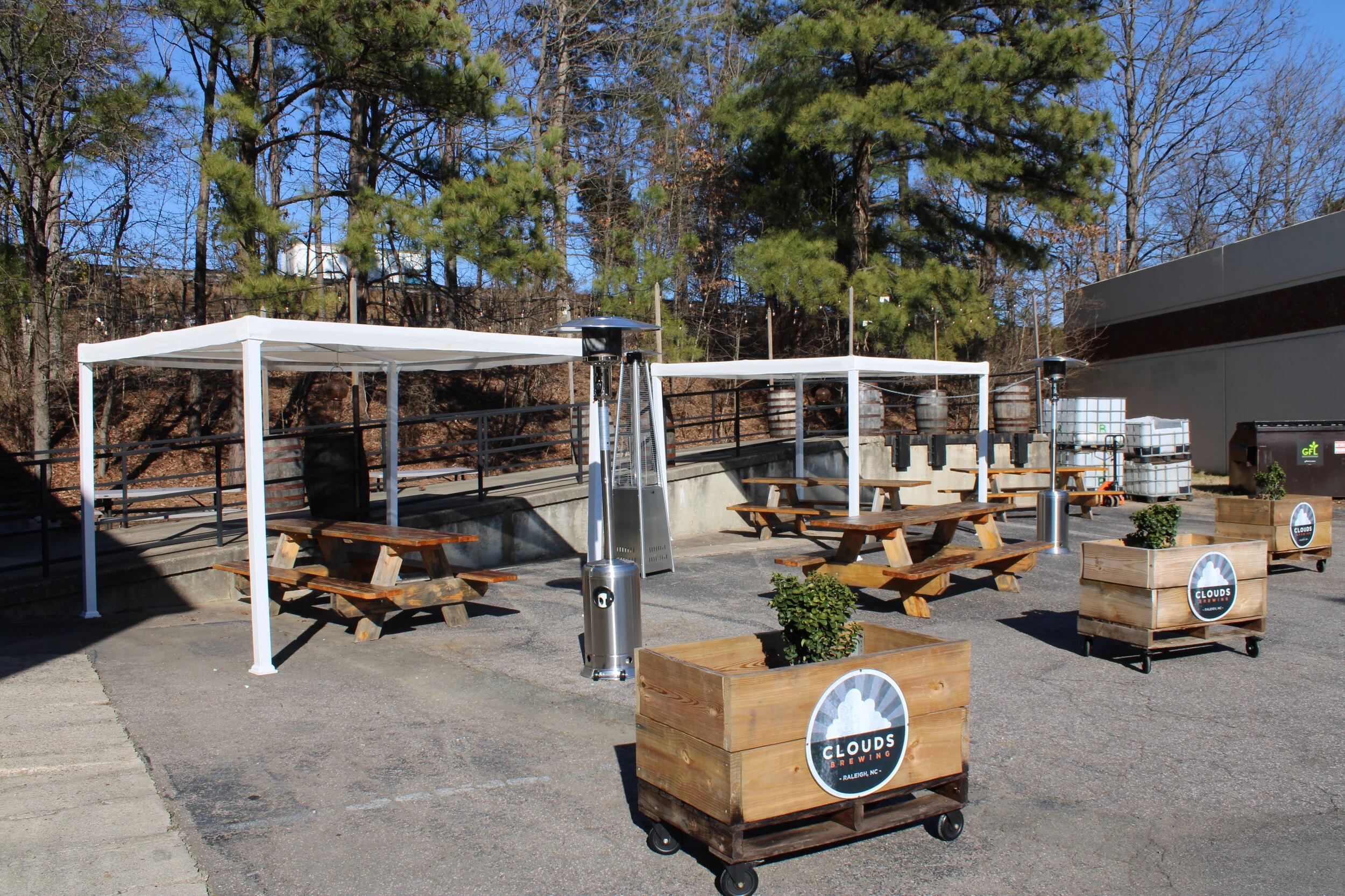 Clouds Brewing Raleigh private dining 2