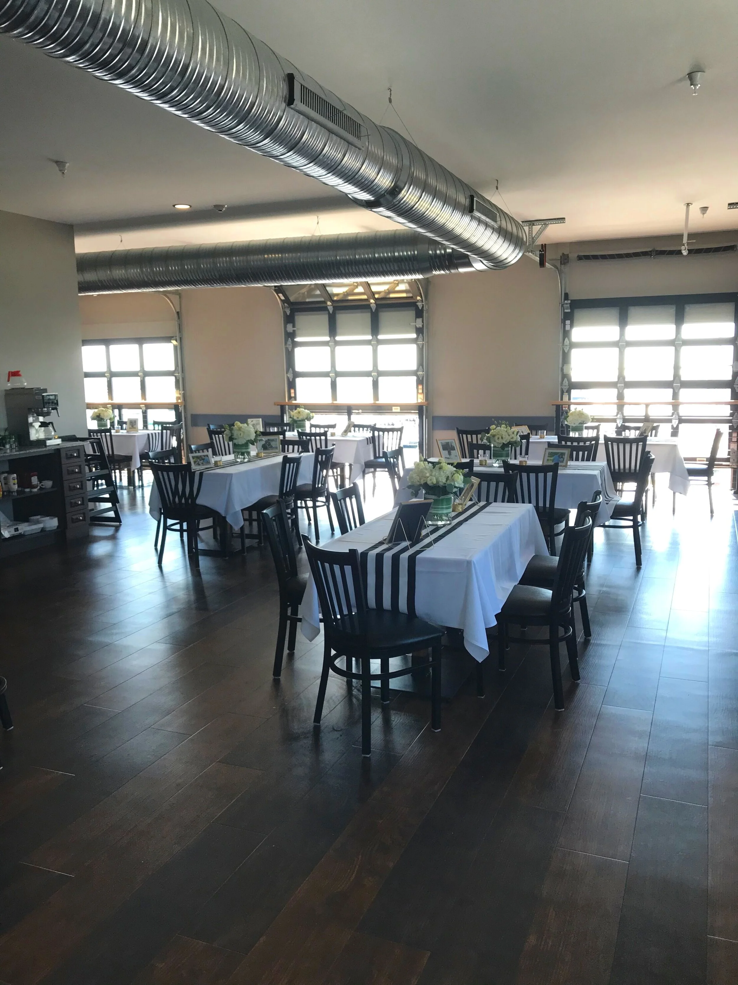 Second floor facility at Charlie's Boat Yard