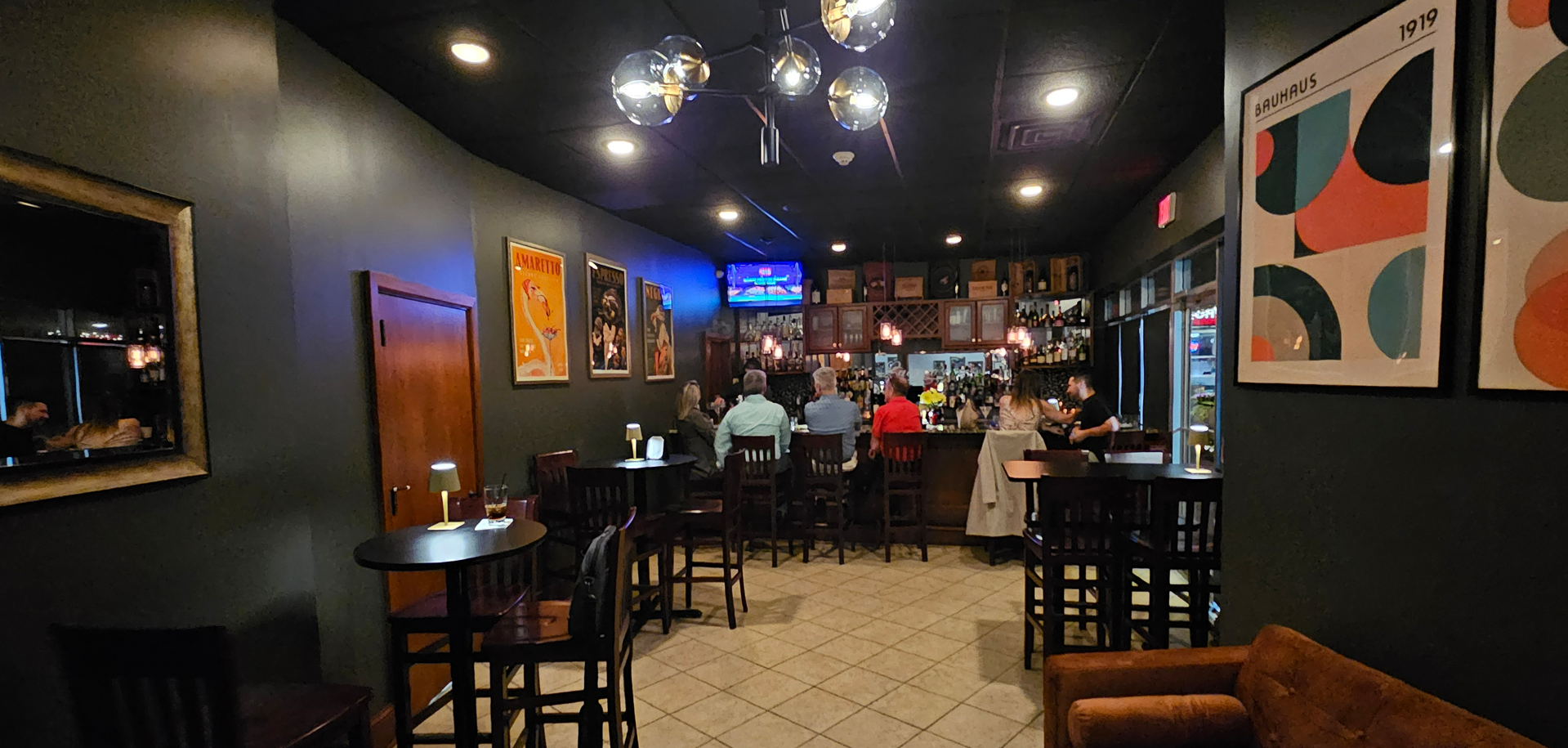 Private dining spaces at Lucano