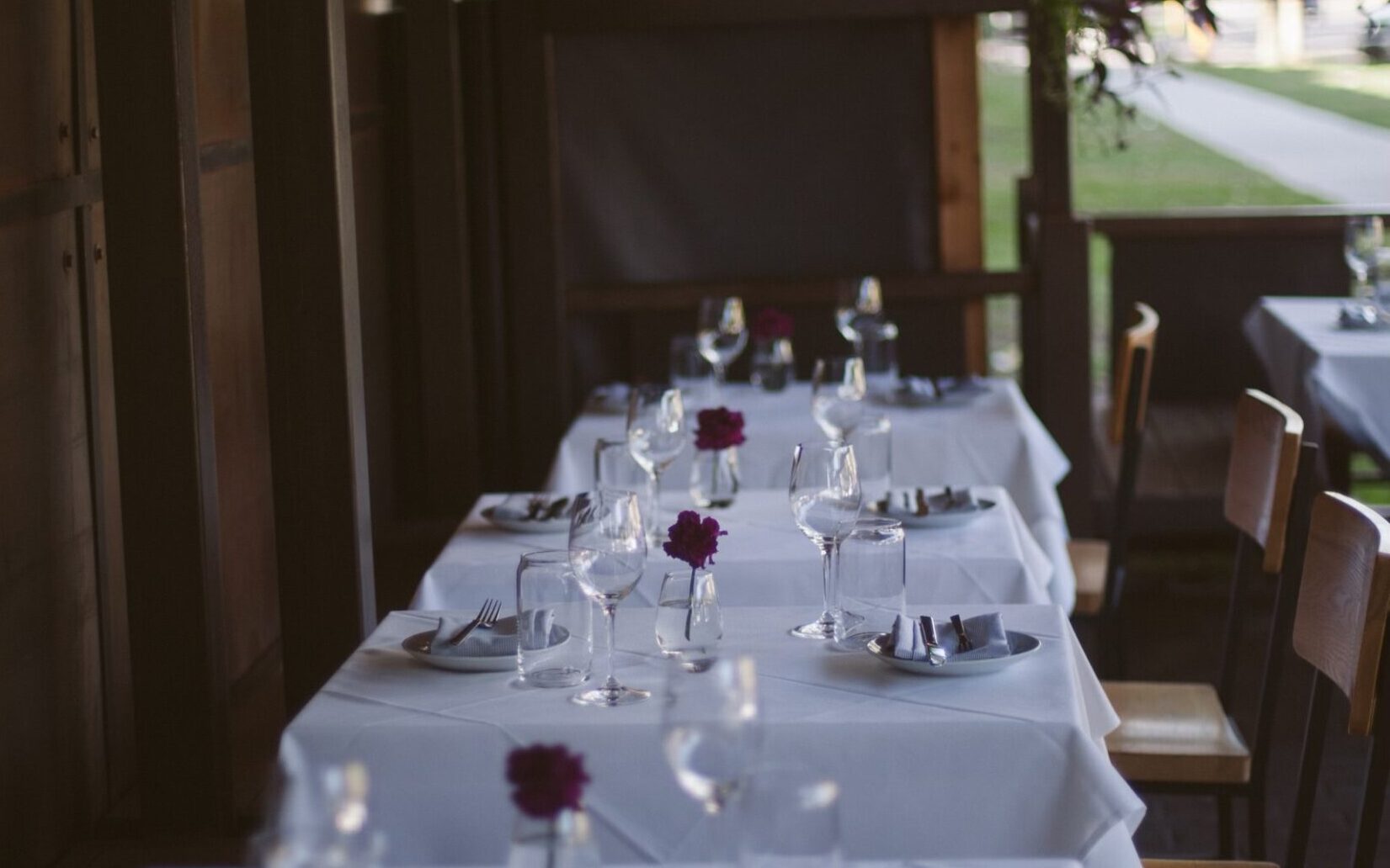 Private outdoor patio at Pago