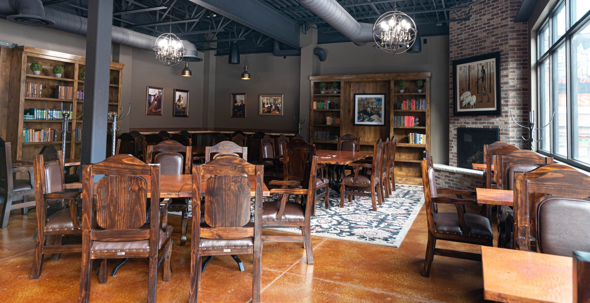 Library at Eight Settlers Distillery & Restaurant - Cottonwood