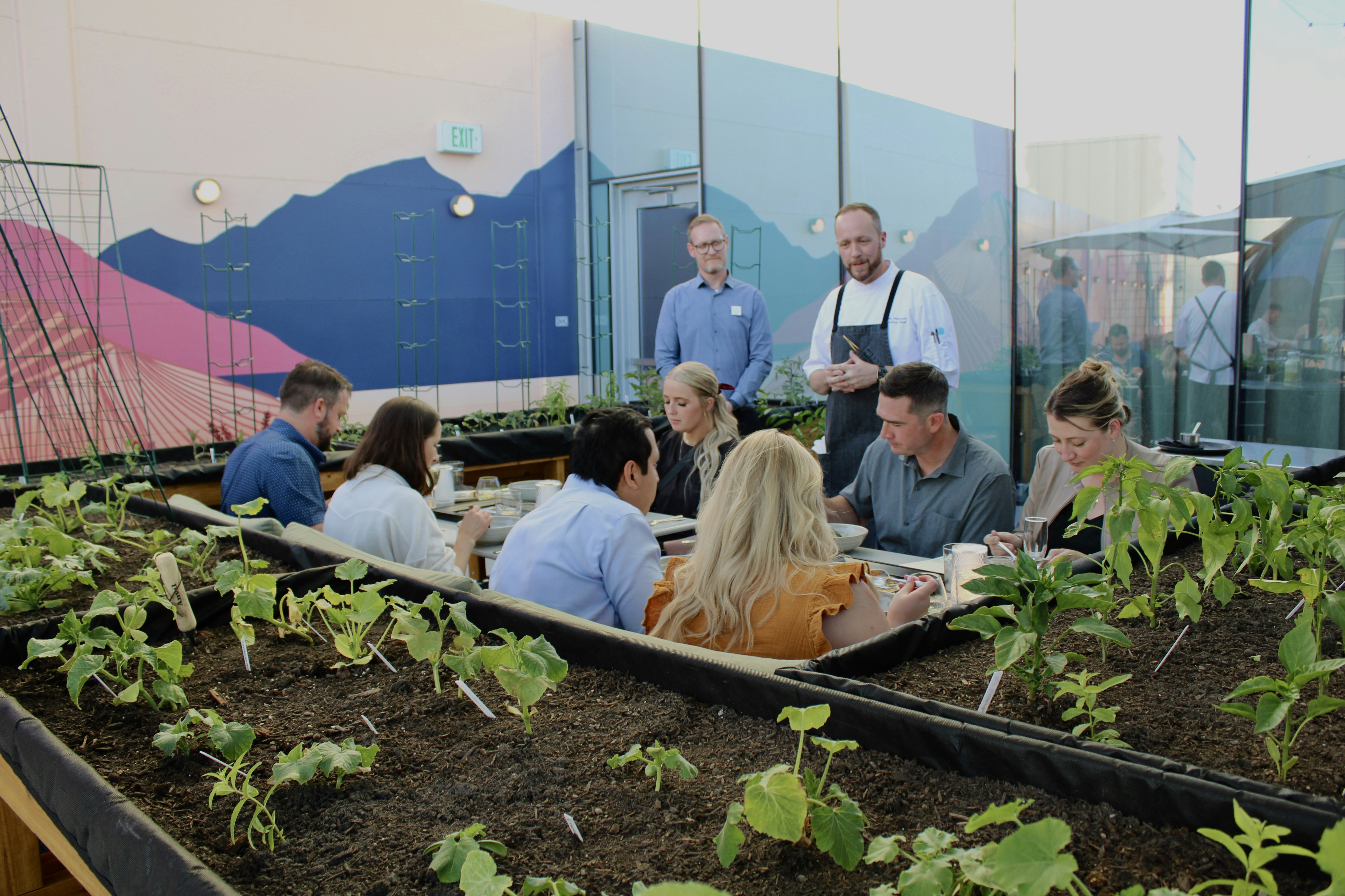 Chef's Garden Table at Mar Muntanya