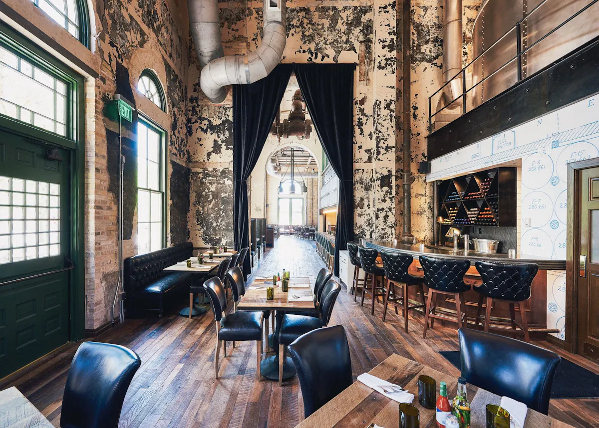 Silo room at Southerleigh Fine Food & Brewery