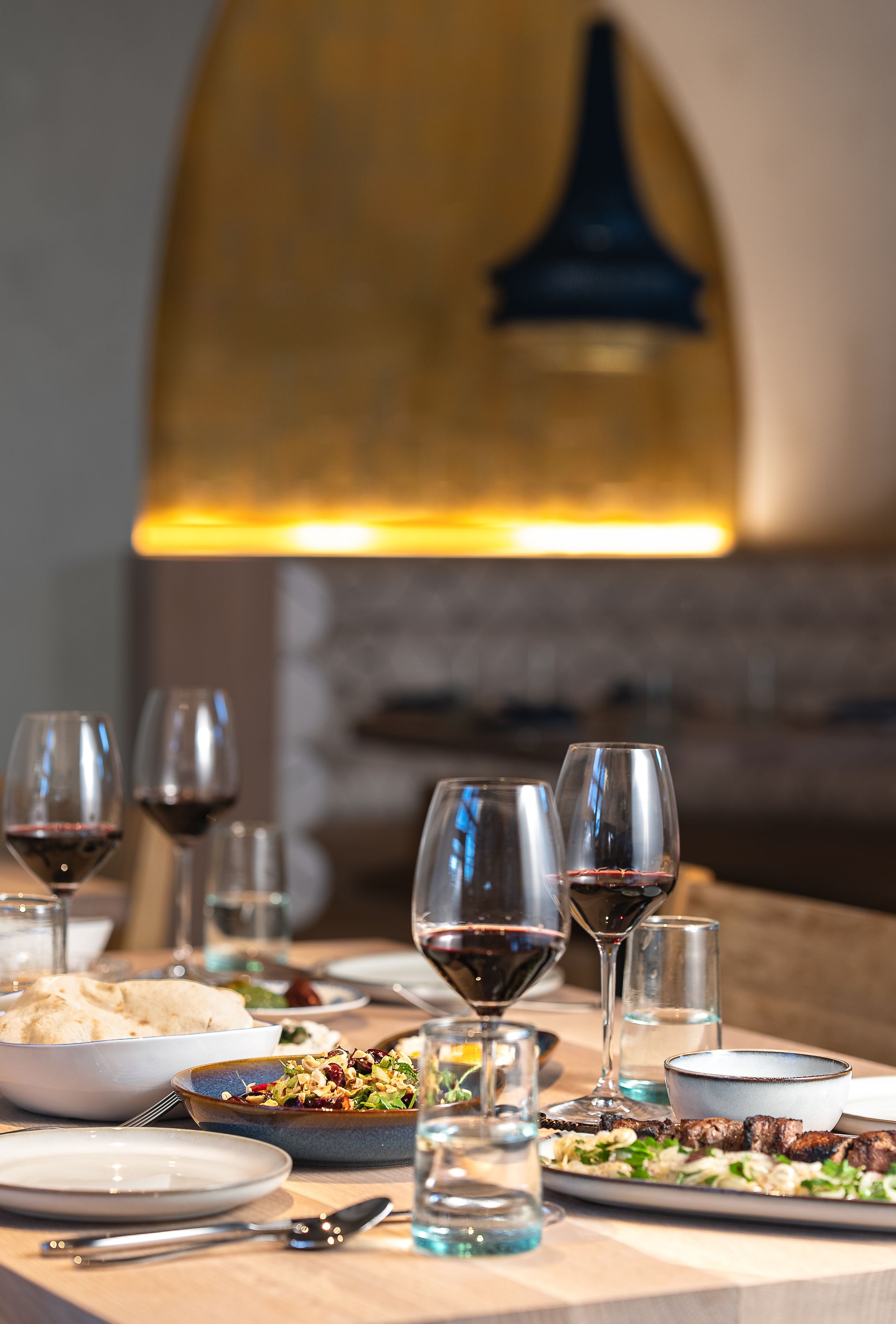 Semi-private dining for 15–40 guests in our interior dining room at Ladino