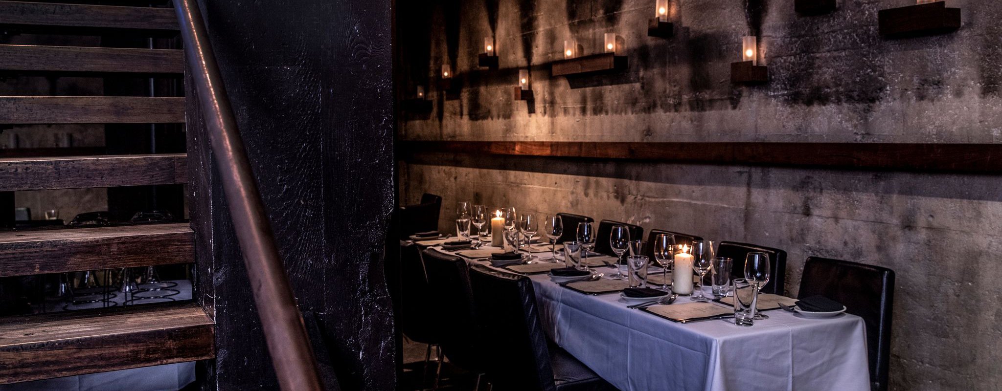 Candle Light Wine Cellar at Kevin Rathbun Steak