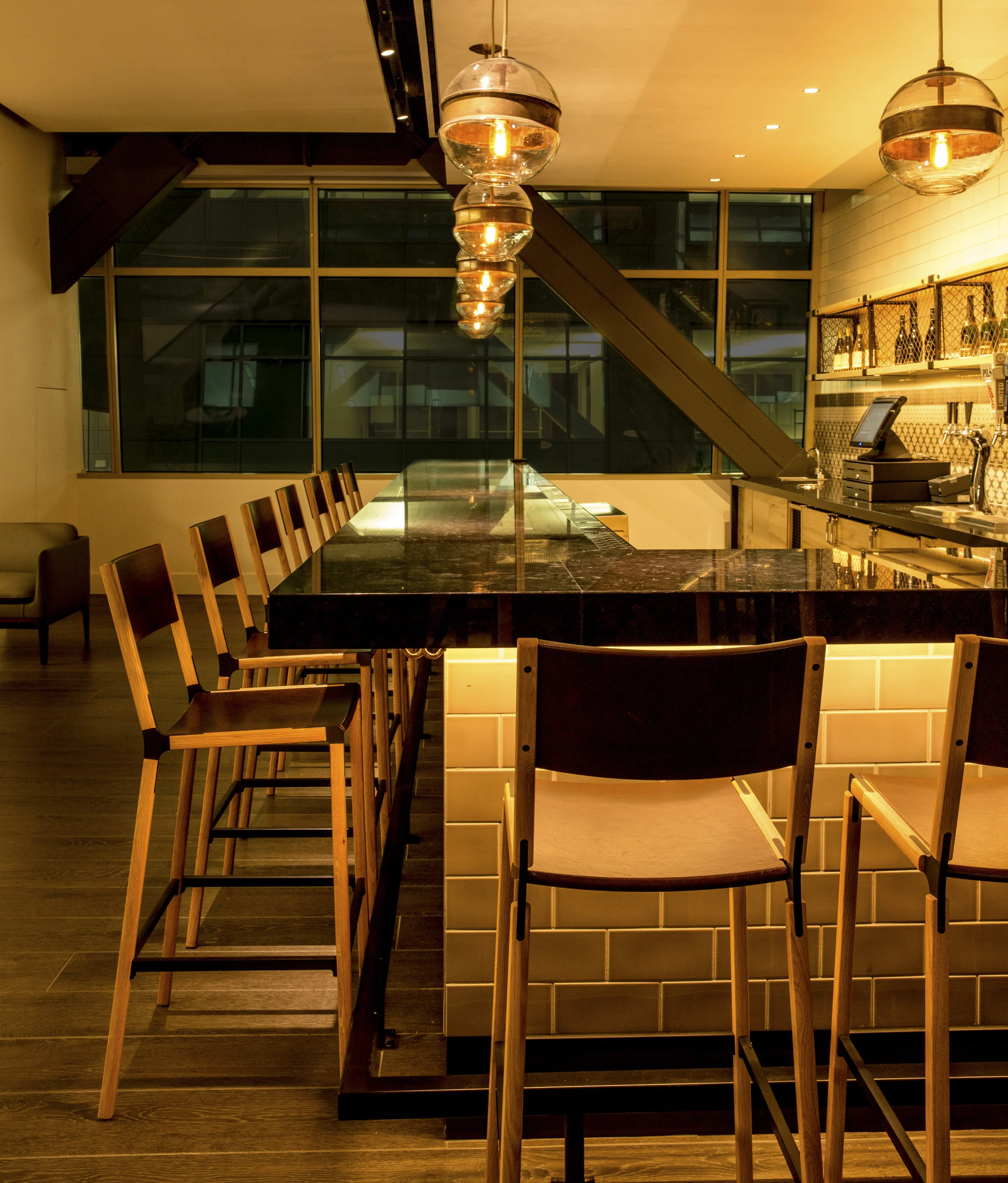 Bar and Lounge Area at Stem Kitchen + Garden