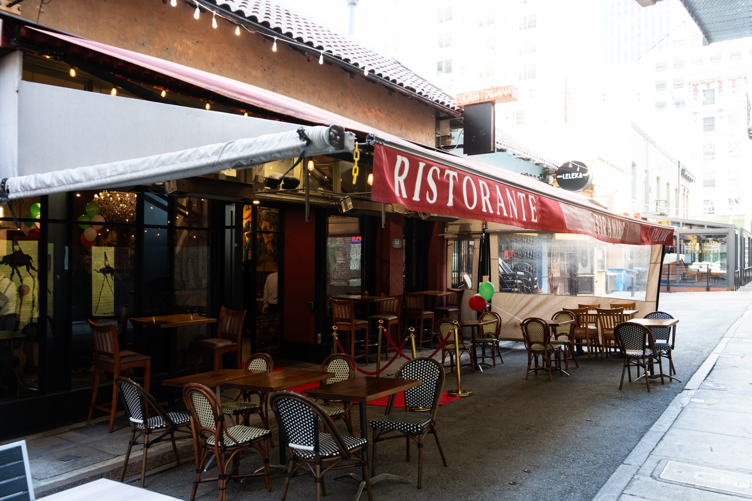 Outdoor Patio at Ristorante Tiramisu