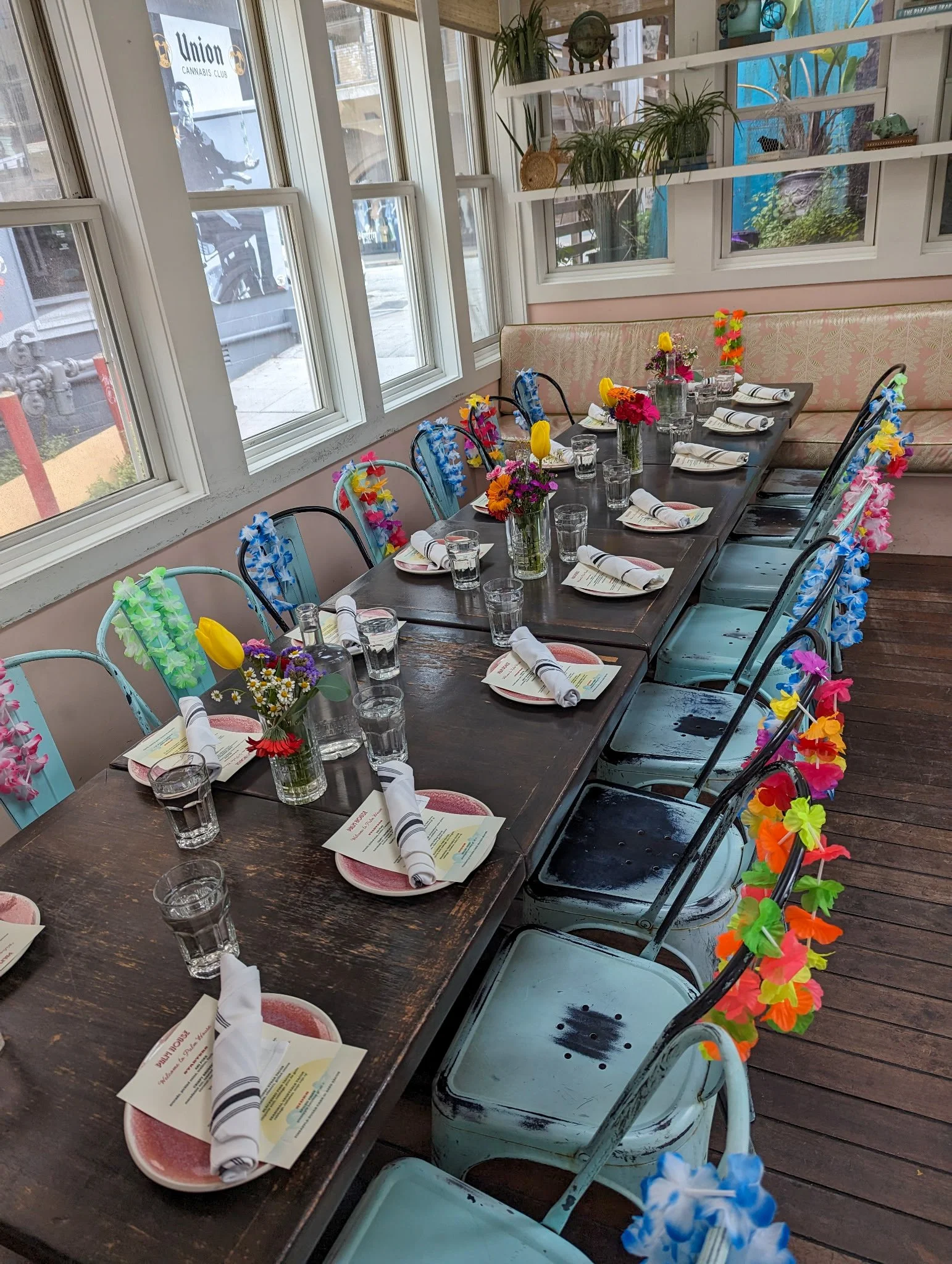 Communal Table at Palm House