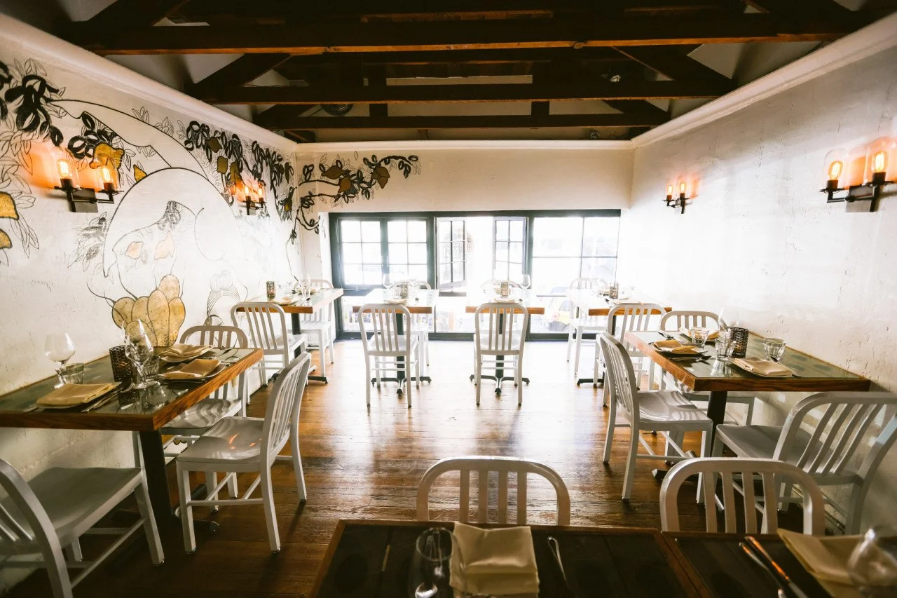 Semi-private mezzanine at Bouche