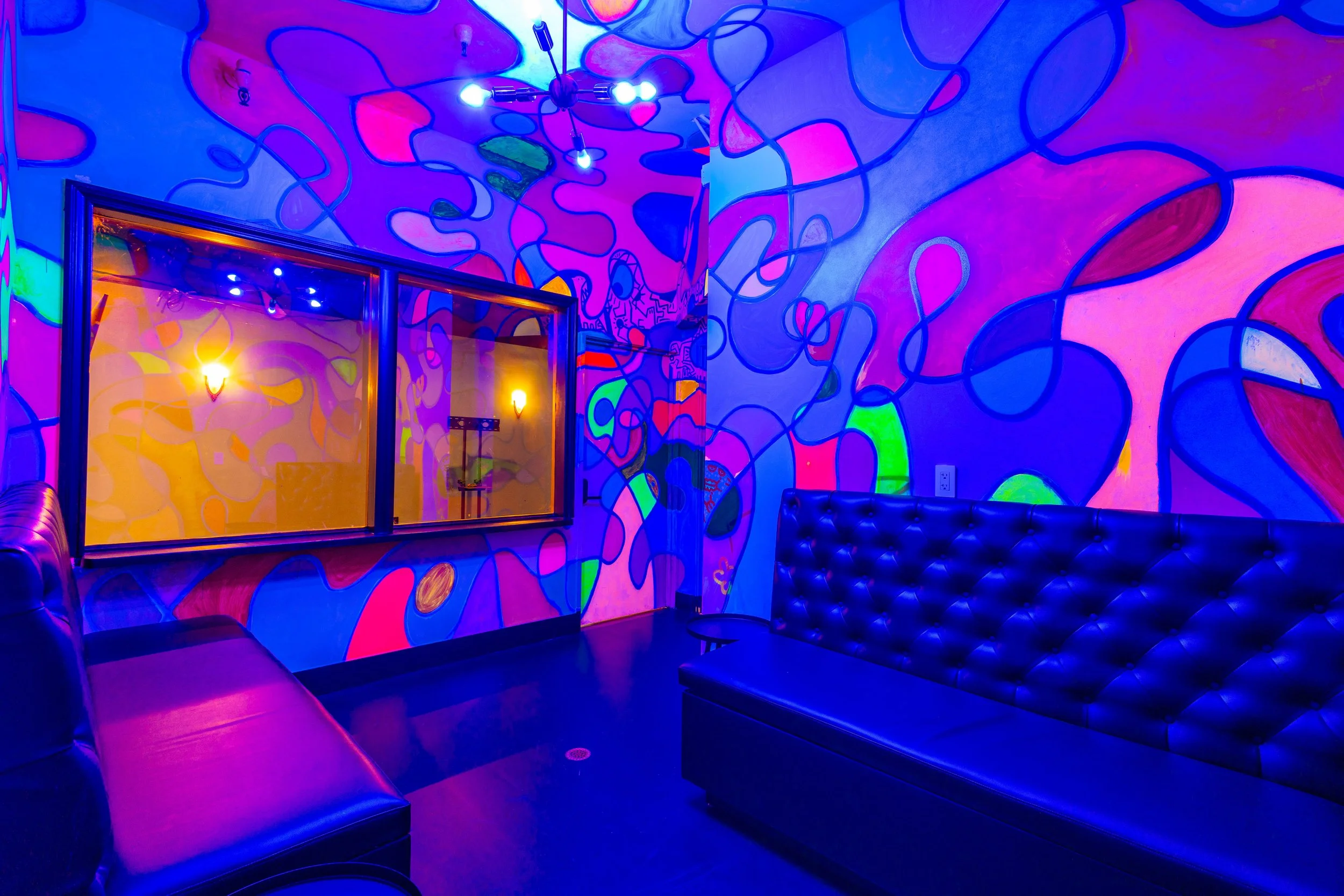 Karaoke/Stage Area at Question Mark Tavern