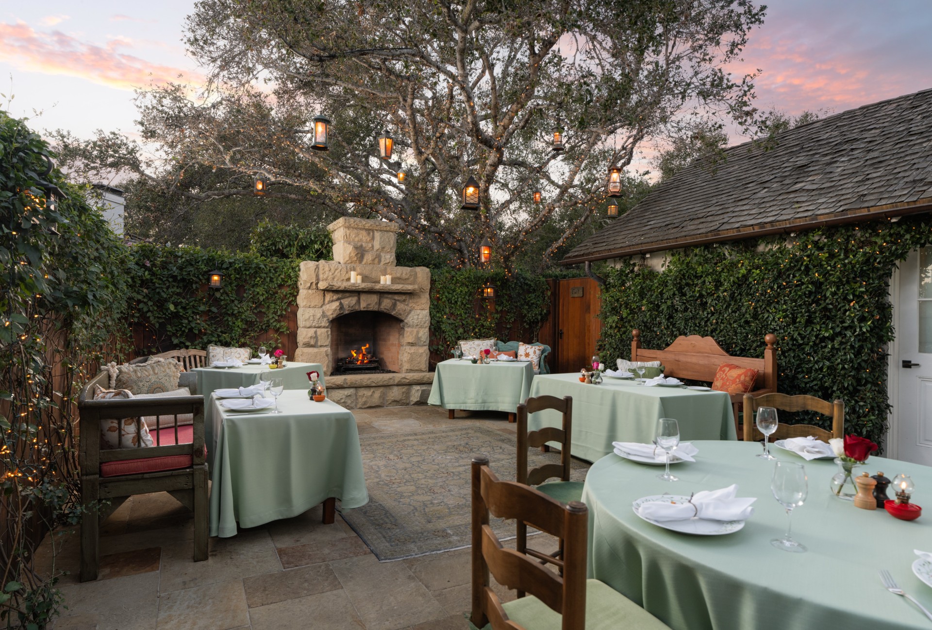Fireside Room at The Stonehouse Restaurant
