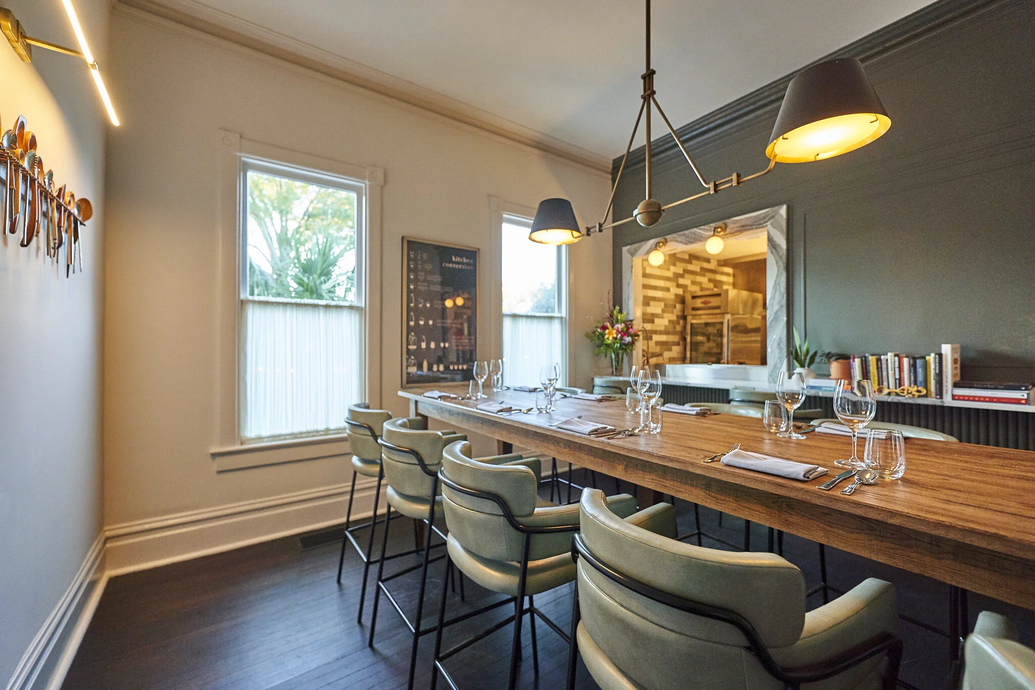Chefs table at Common Thread