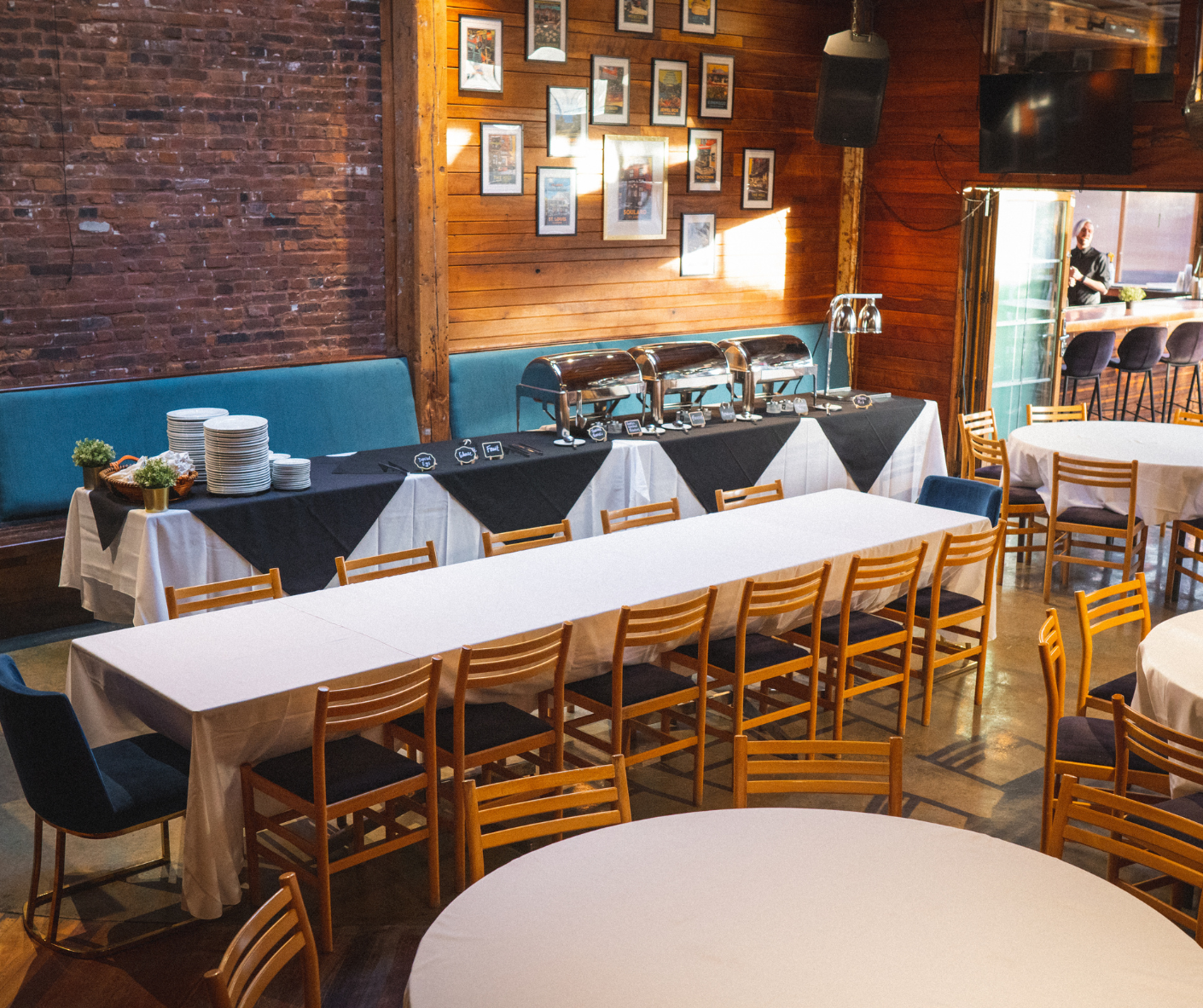 the lower patio & deck at Molly's In Soulard