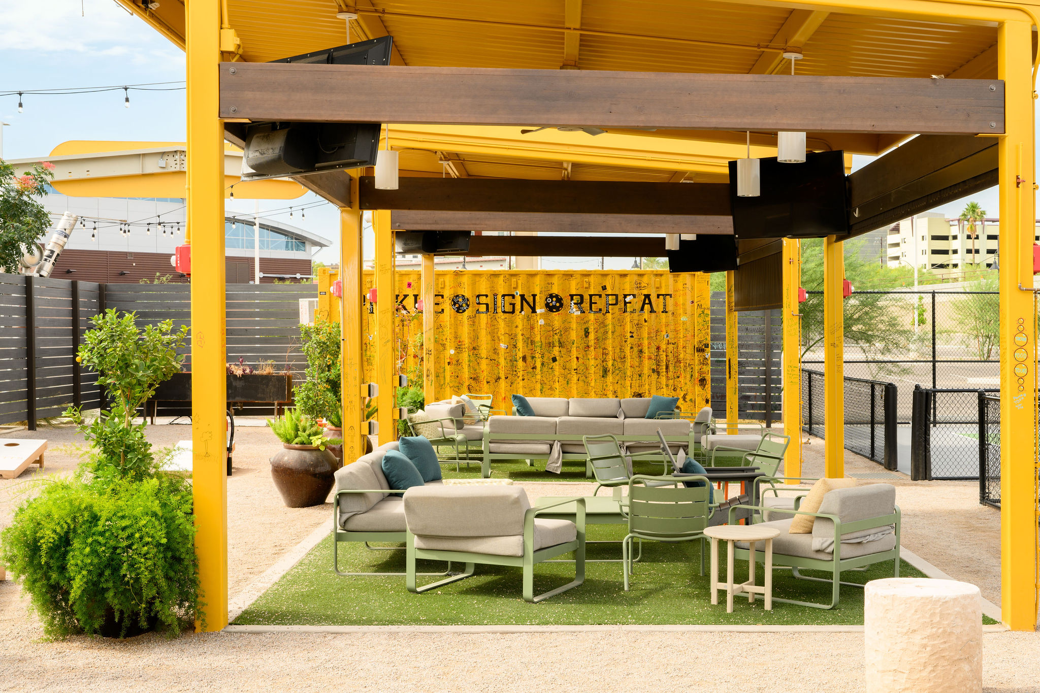Cabanas & Courts at Corbett's