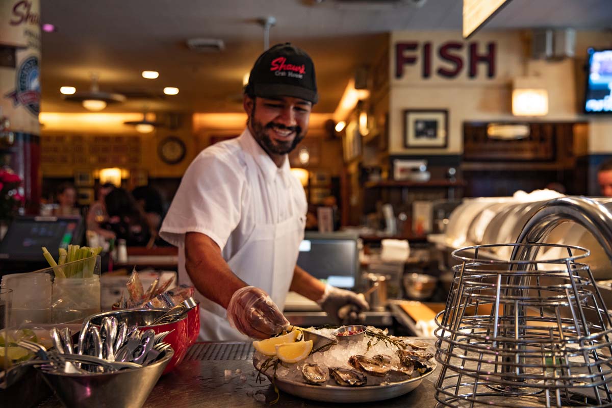 Oyster Hall of Fame at Shaw's Crab House & Oyster Bar - Chicago