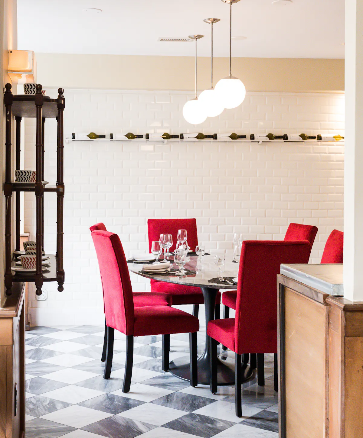 The Red Room at La Tomate